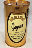 Ballantine Maine Jaycees 1960-1961, "Roll-The-Barrel" USBC NL Grade 1