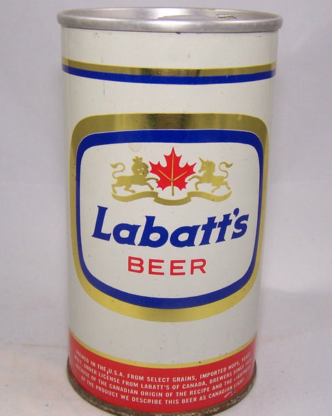 Labatt's Beer USBC II 87-3, Grade 1/1+ Sold 40 – Beer Cans Plus