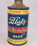 Blatz Old Heidelberg Castle Beer, MT 4 1/2% Alc, USBC? Grade 1 Sold on 11/12/17