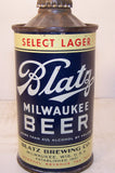 Blatz Milwaukee Beer, USBC 153-6, flat bottom, Grade 1 Sold on 06/07/16