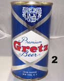 Gretz Beer, USBC 74-33, Grade 1/1+ Sold on 06/08/16