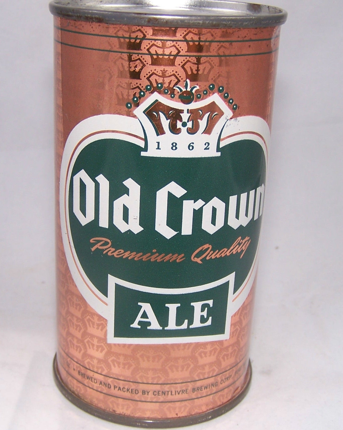 Old Crown Ale Set Can (Copper) USBC 105-02, Grade 1/1+ Sold on 09/25/16