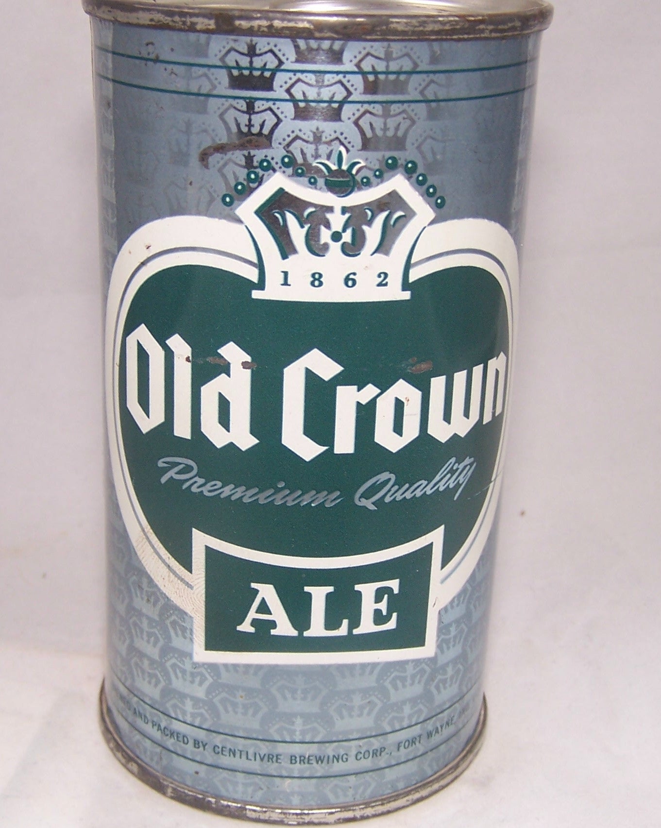 Old Crown Ale set can (Light Blue) USBC 104-40, Grade 1 Sold on 09/25/16