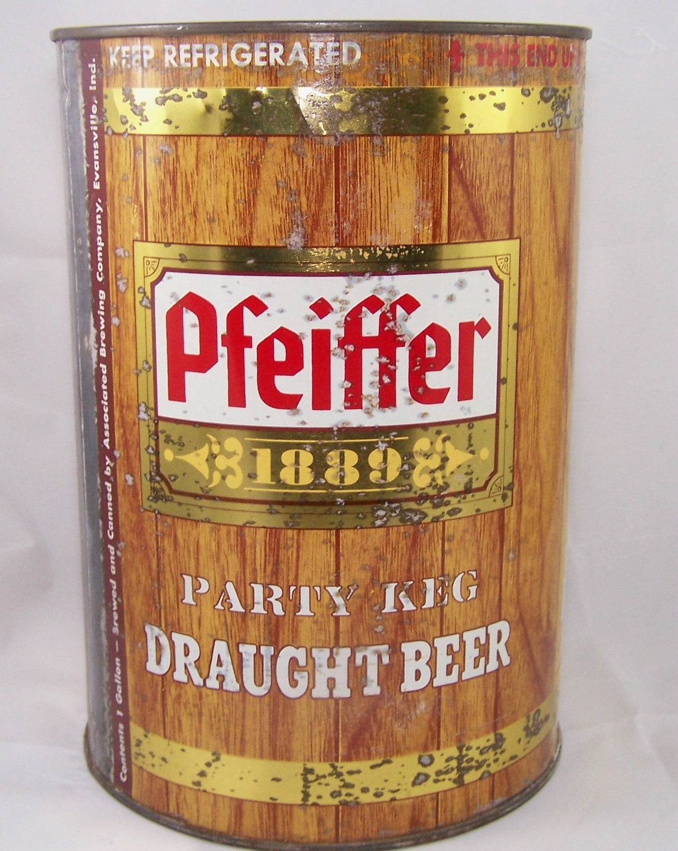Pfeiffer Party Keg Draught Beer, USBC 246-3, Grade 1-/2+ Sold 2/27/15