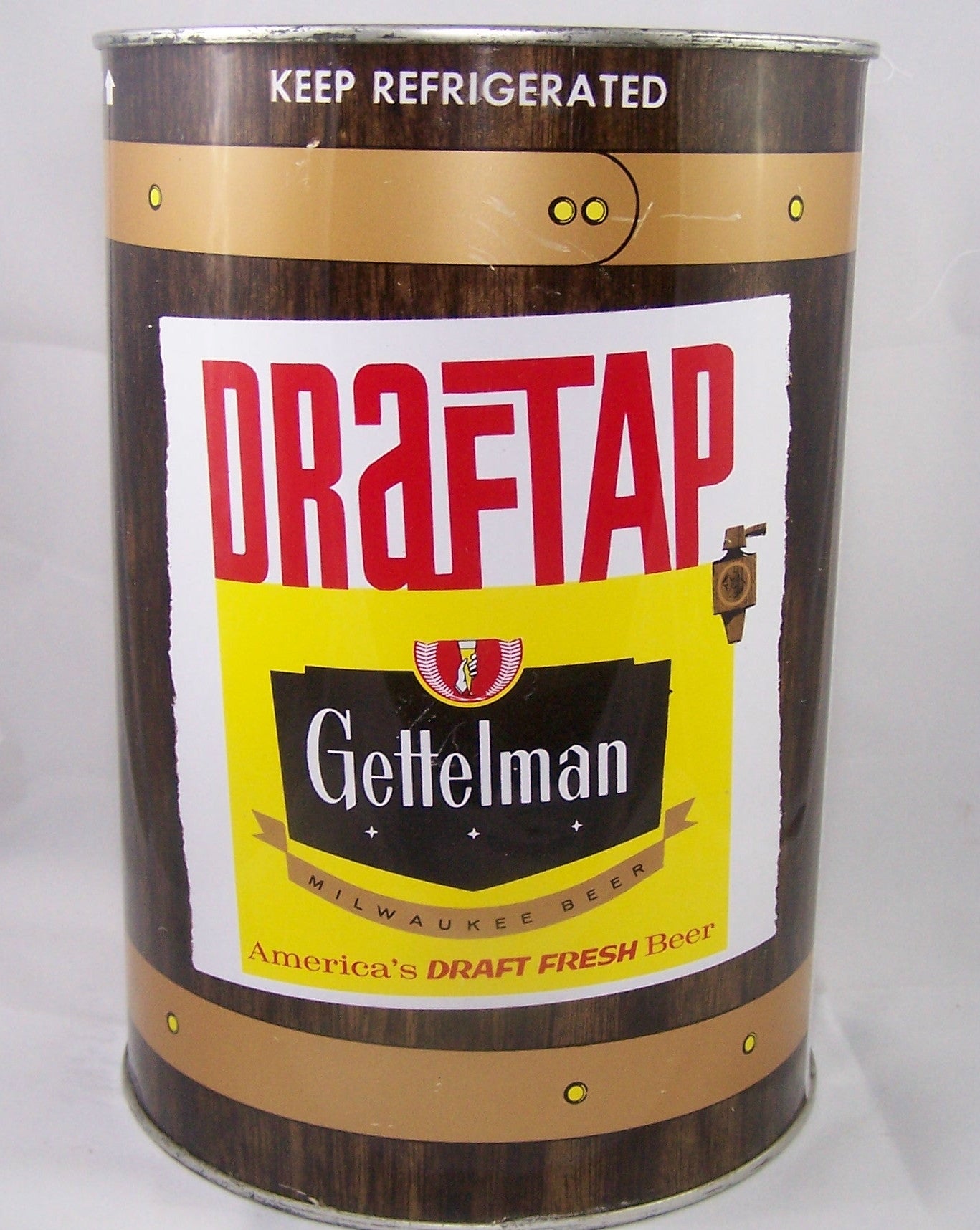 Gettelman Draftap Beer, USBC 244-10, Grade A1+ Sold 3/6/15