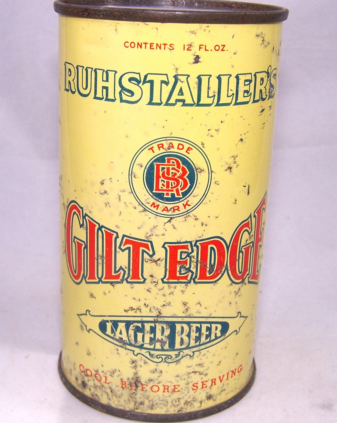 Ruhstaller's Gilt Edge Lager Beer, Lilek #336, Grade 2/2+ Sold 11/19/16