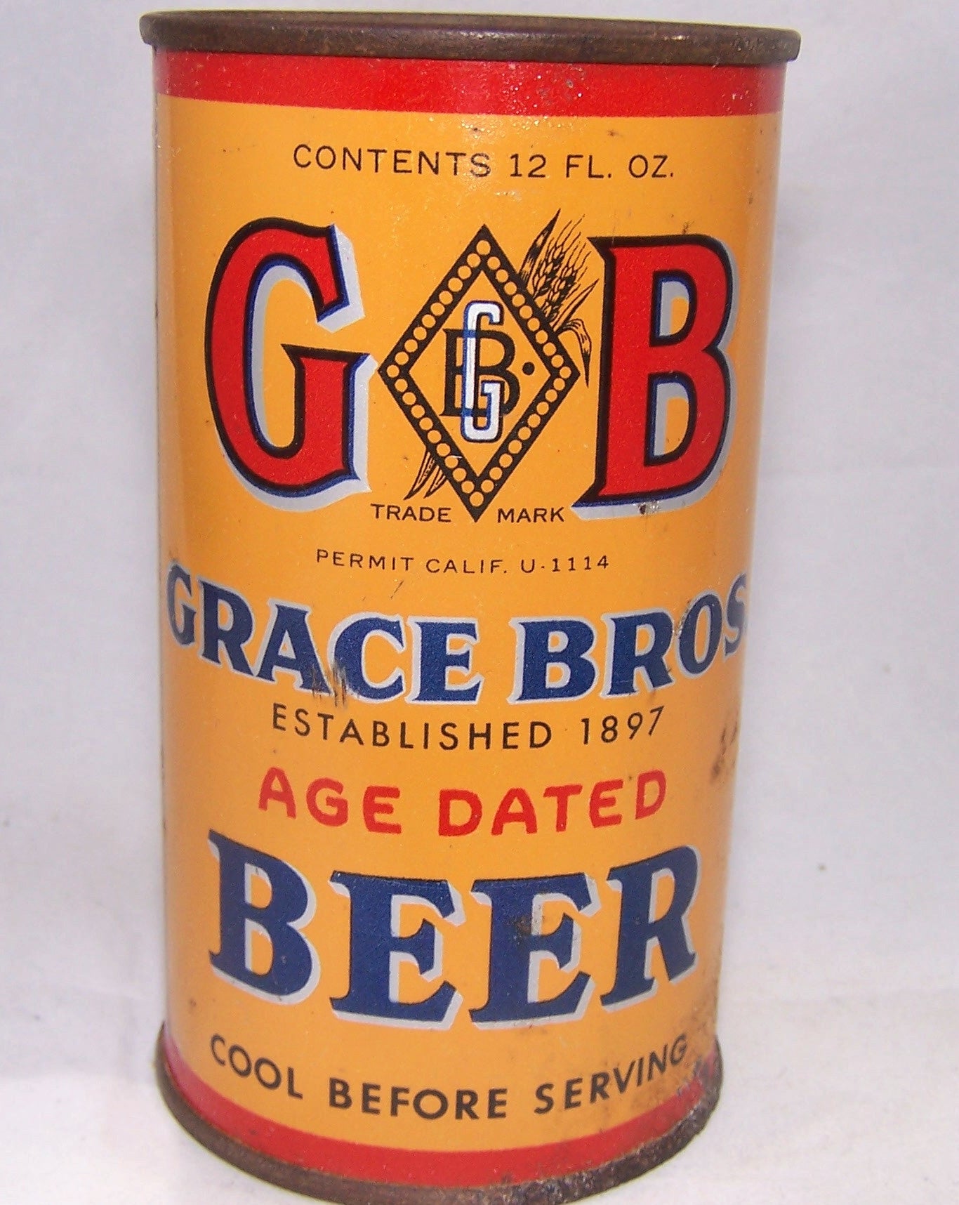 Grace Bros Age Dated Beer, Lilek # 313 Grade 1- Sold on 10/24/16