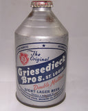 Griesedieck Bros. Light Lager Beer, USBC 195-4, Grade 1/1-