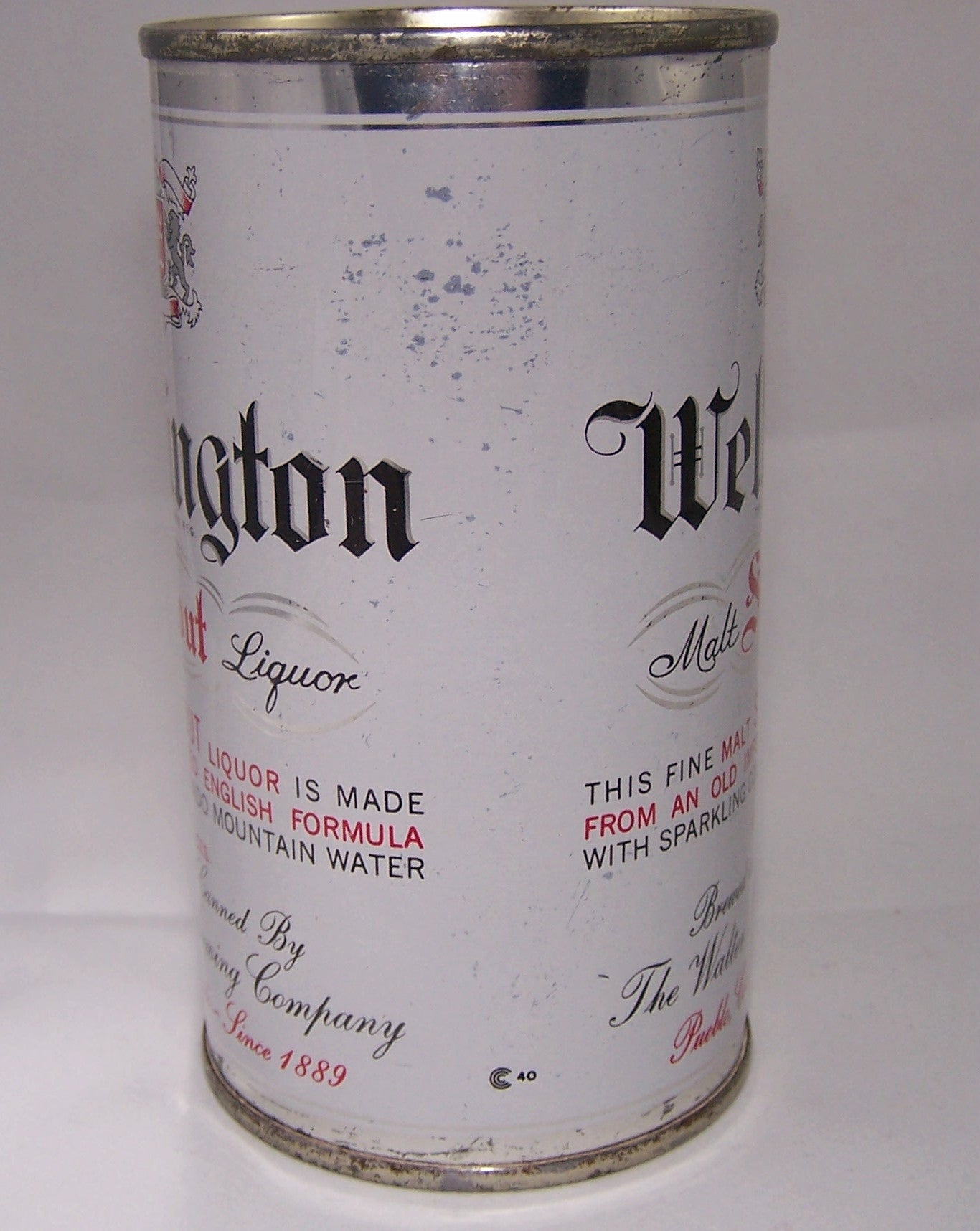 Wellington Stout Malt Liquor, USBC 145-3, Grade 1/1-