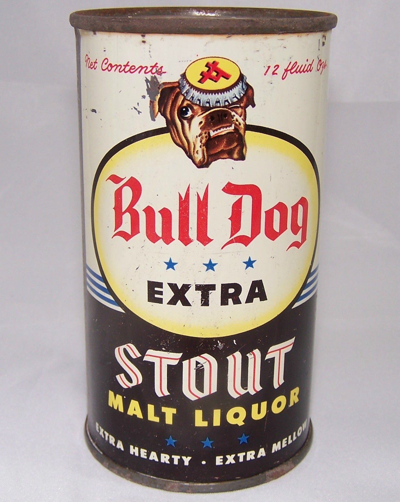Bull Dog Extra Stout Malt Liquor, USBC 45-23, Grade 1-/2+ Sold on 8/20/15