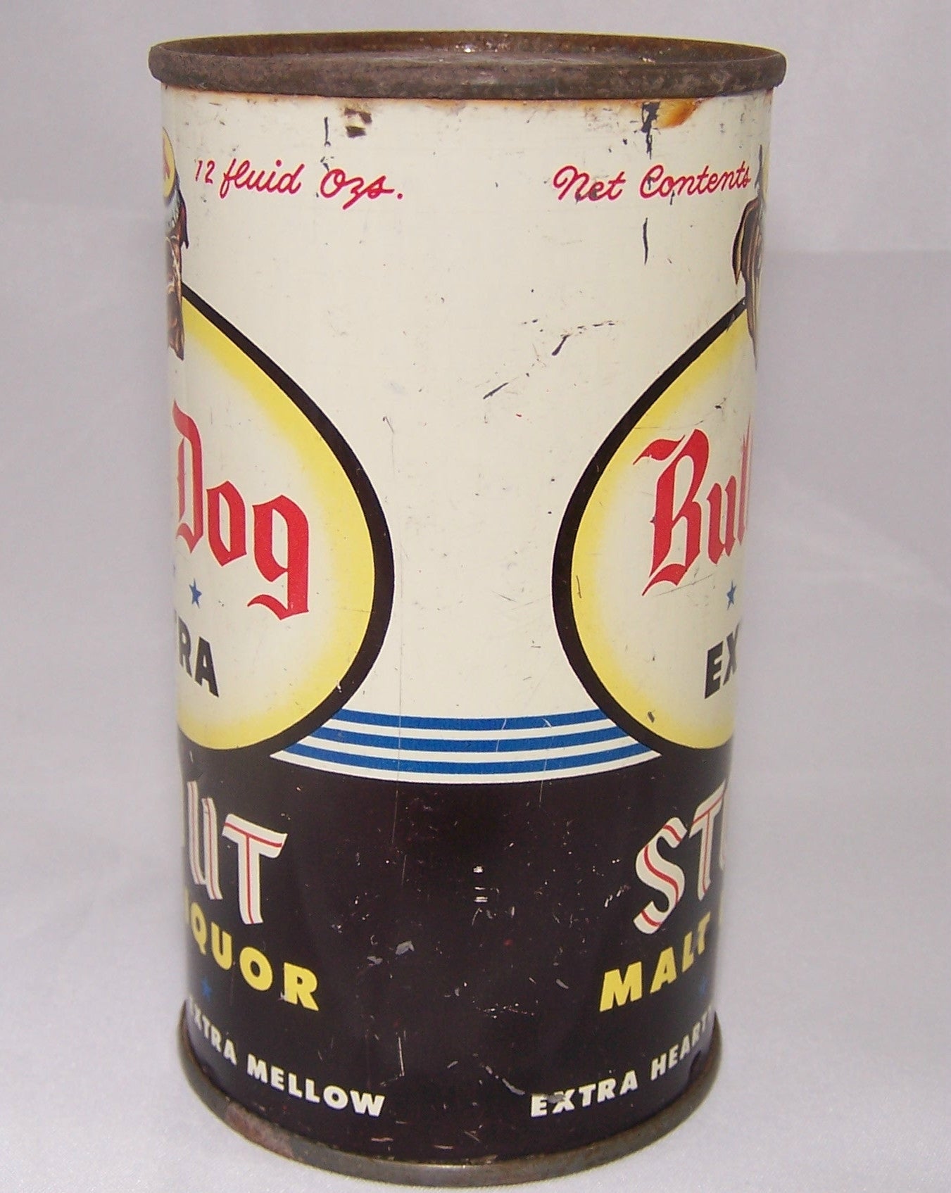 Bull Dog Extra Stout Malt Liquor, USBC 45-23, Grade 1-/2+ Sold on 8/20/15