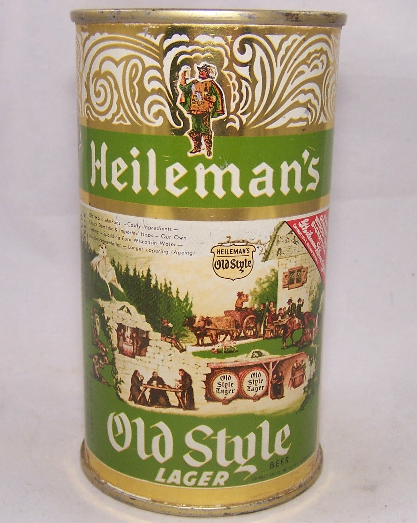 Heileman's Old Style Lager, USBC 108-14. Grade A1+ Sold on 01/14/17