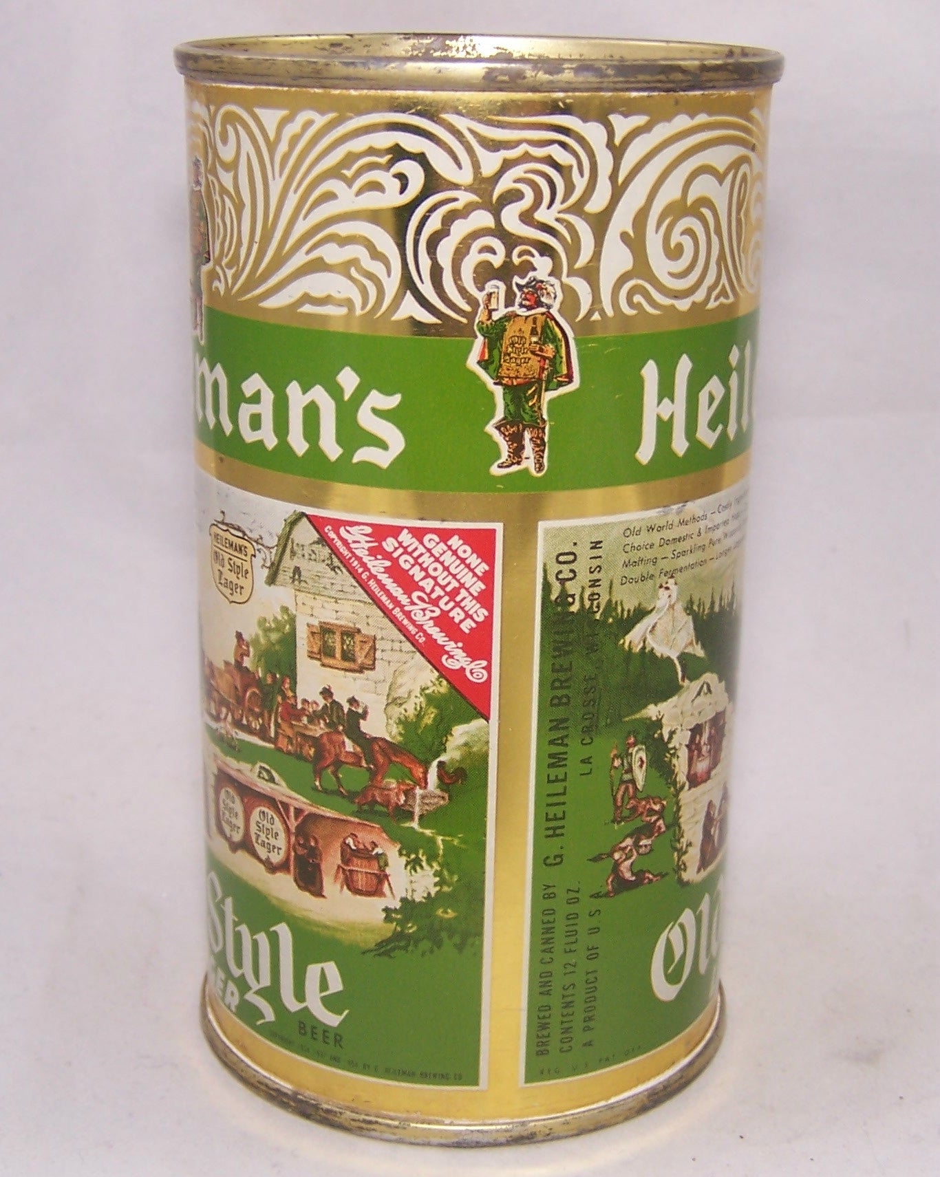 Heileman's Old Style Lager, USBC 108-14, Grade 1 or better  Sold on 12/26/16