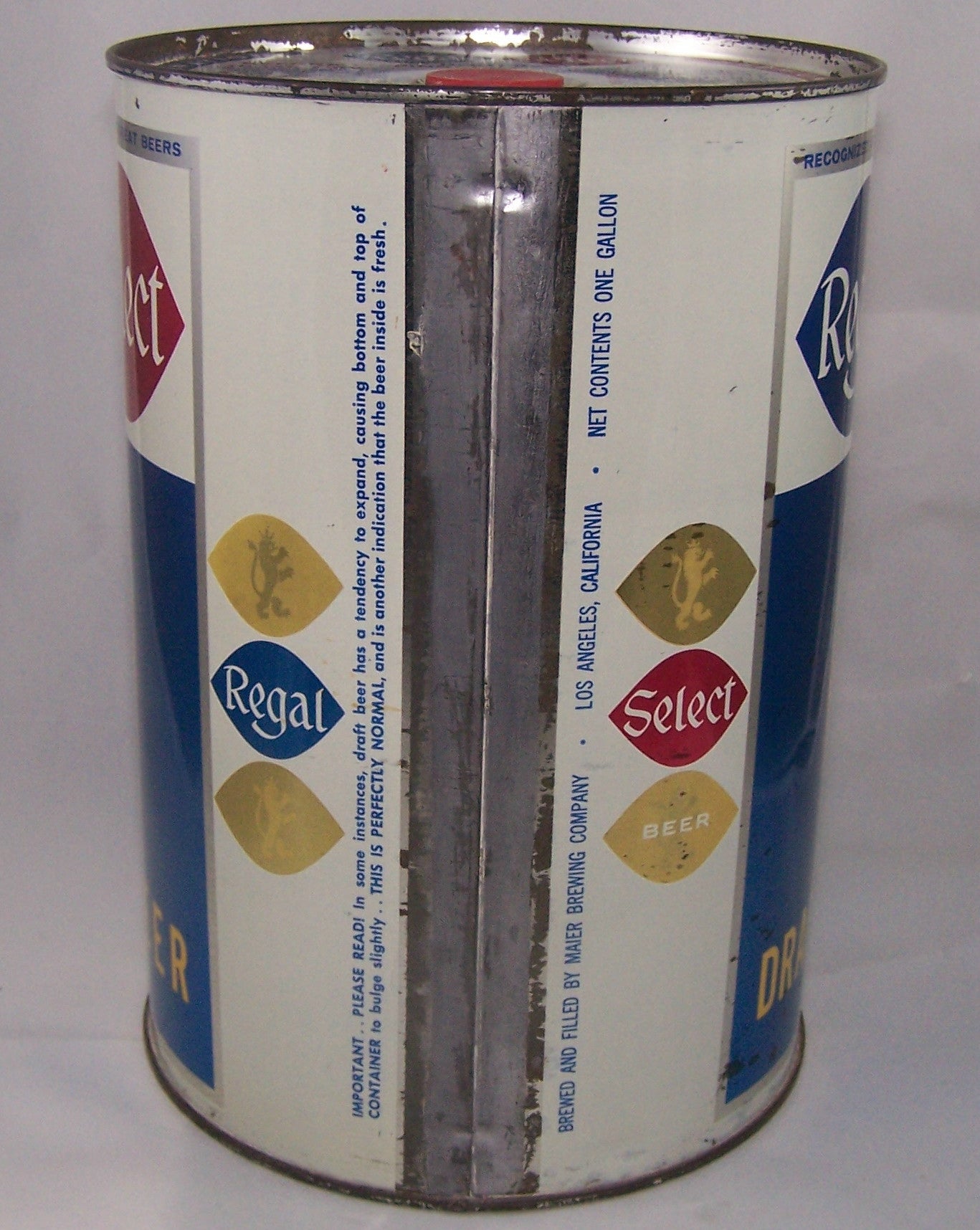 Regal Select Draft Beer, USBC 246-5, Grade 1 to 1/1+ Sold on 01/04/16