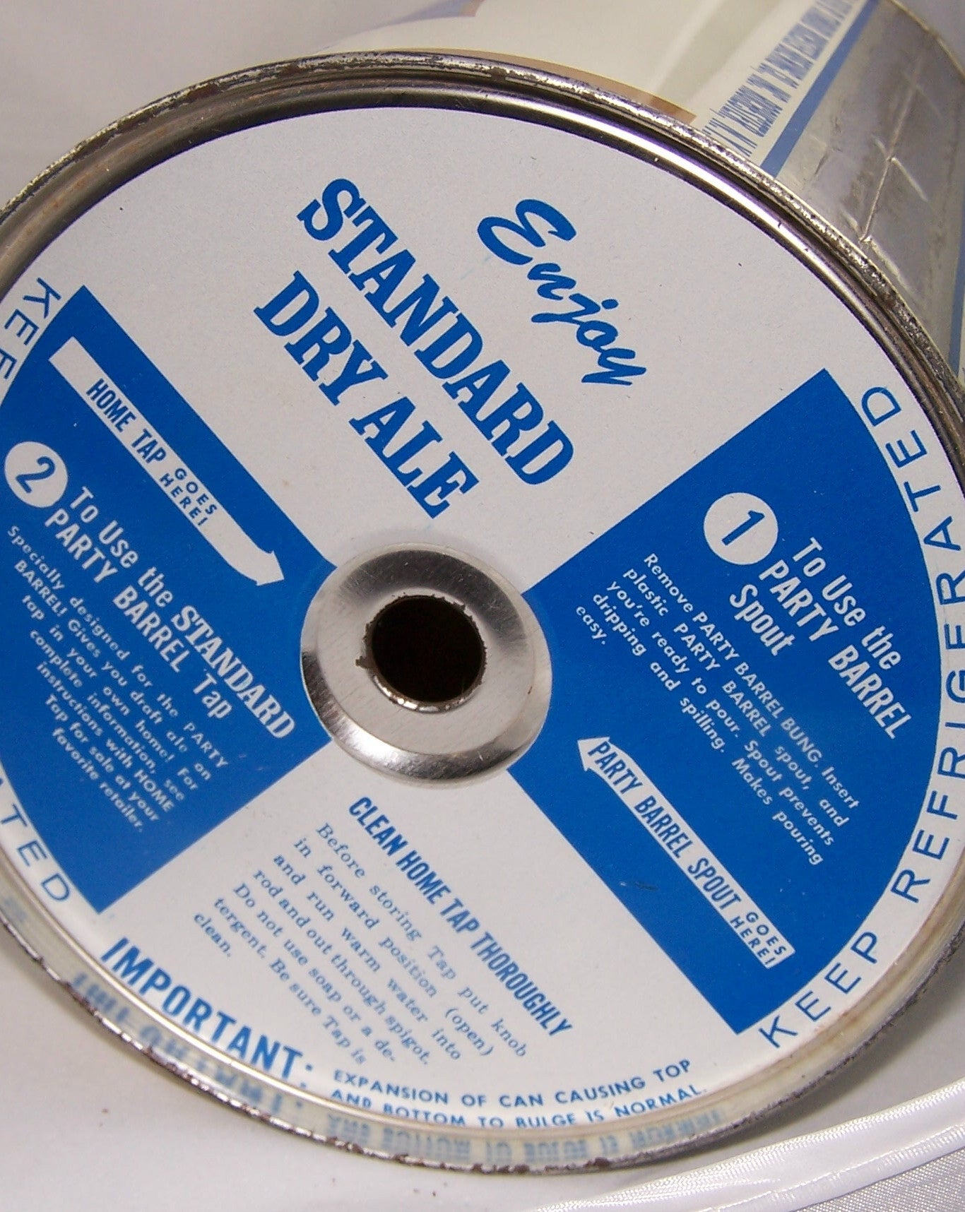 Standard Dry Ale Party Barrel, USBC 246-7, Grade A1+
