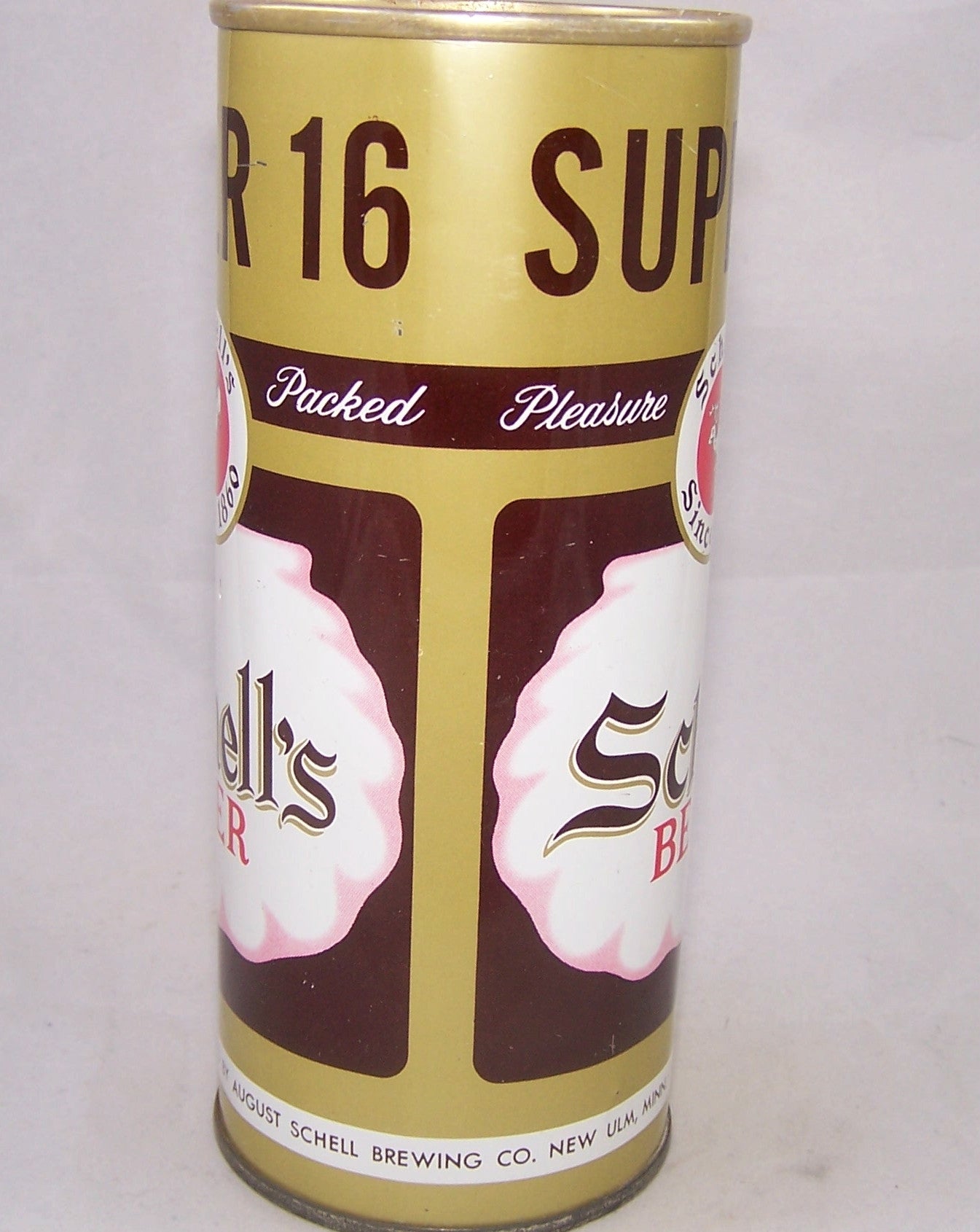 Schell's Super 16 Beer, USBC II 164-21, Grade 1 to 1/1+ Sold on 02/09/17