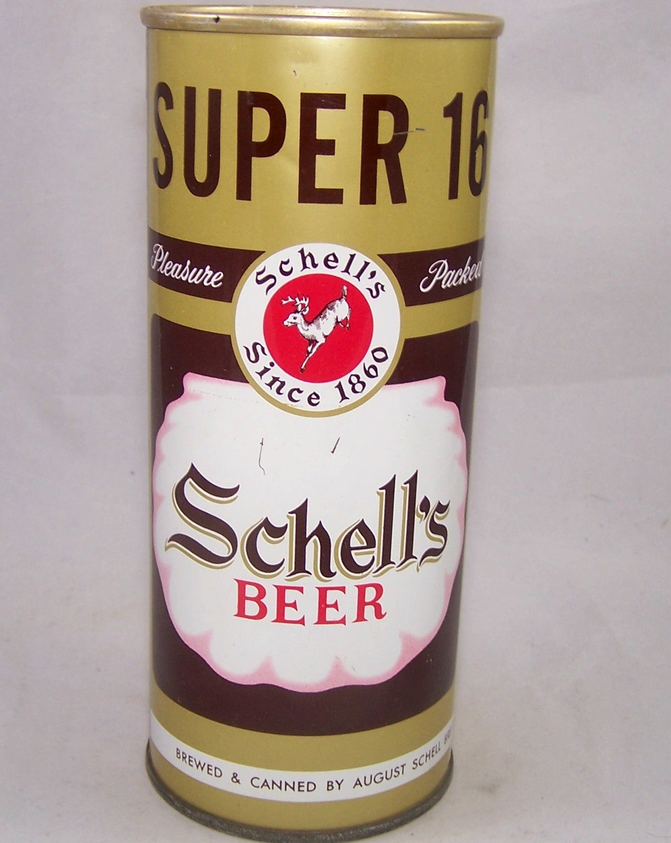 Schell's Super 16 Beer, USBC II 164-21, Grade 1 to 1/1+ Sold on 02/09/17