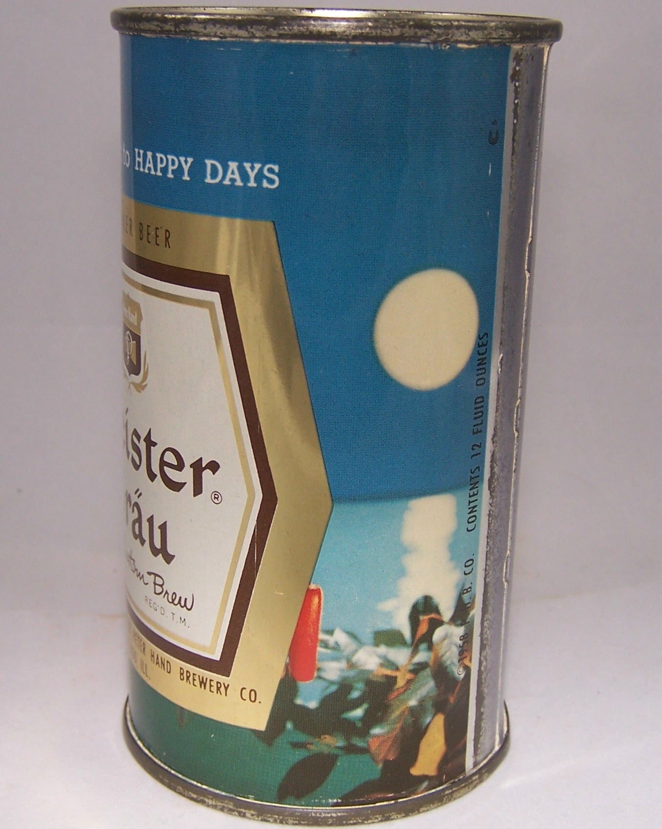 Meister Brau Happy Days (The Custom Brew) USBC 98-22, Grade 1/1+ Sold on 12/08/15