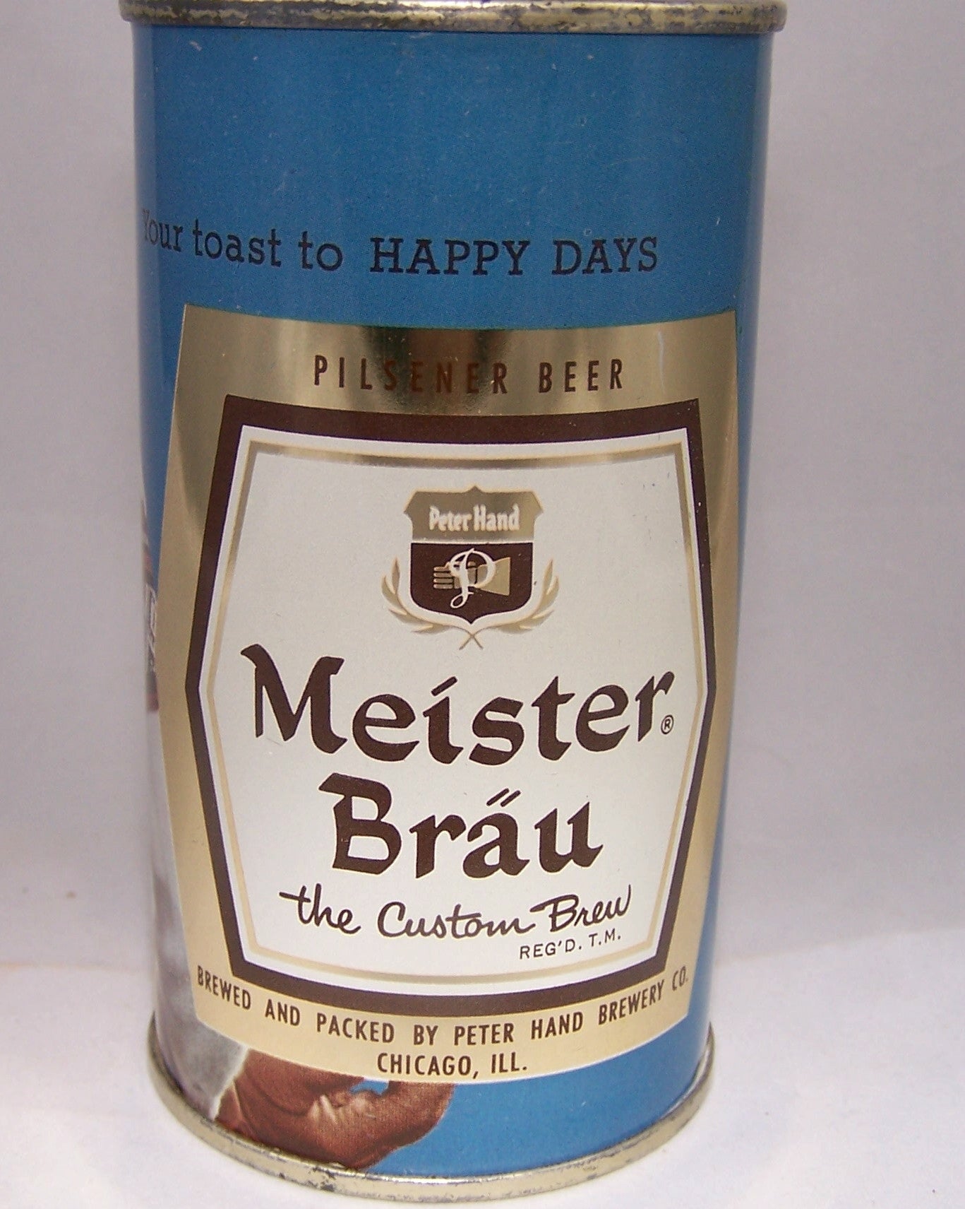 Meister Brau Happy Days The Custom Brew, (Snowman) USBC 98-24, Grade 1/1+ Sold on 12/08/15