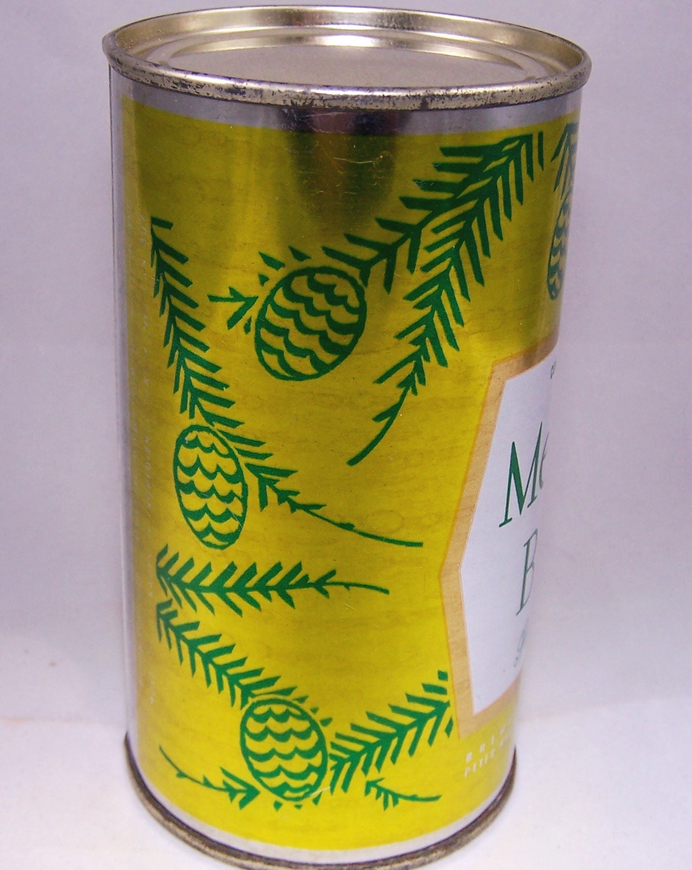 Meister Brau Sno-Pack can (Pine Boughs) USBC 96-9, 1/1+ Sold on 10/03/15