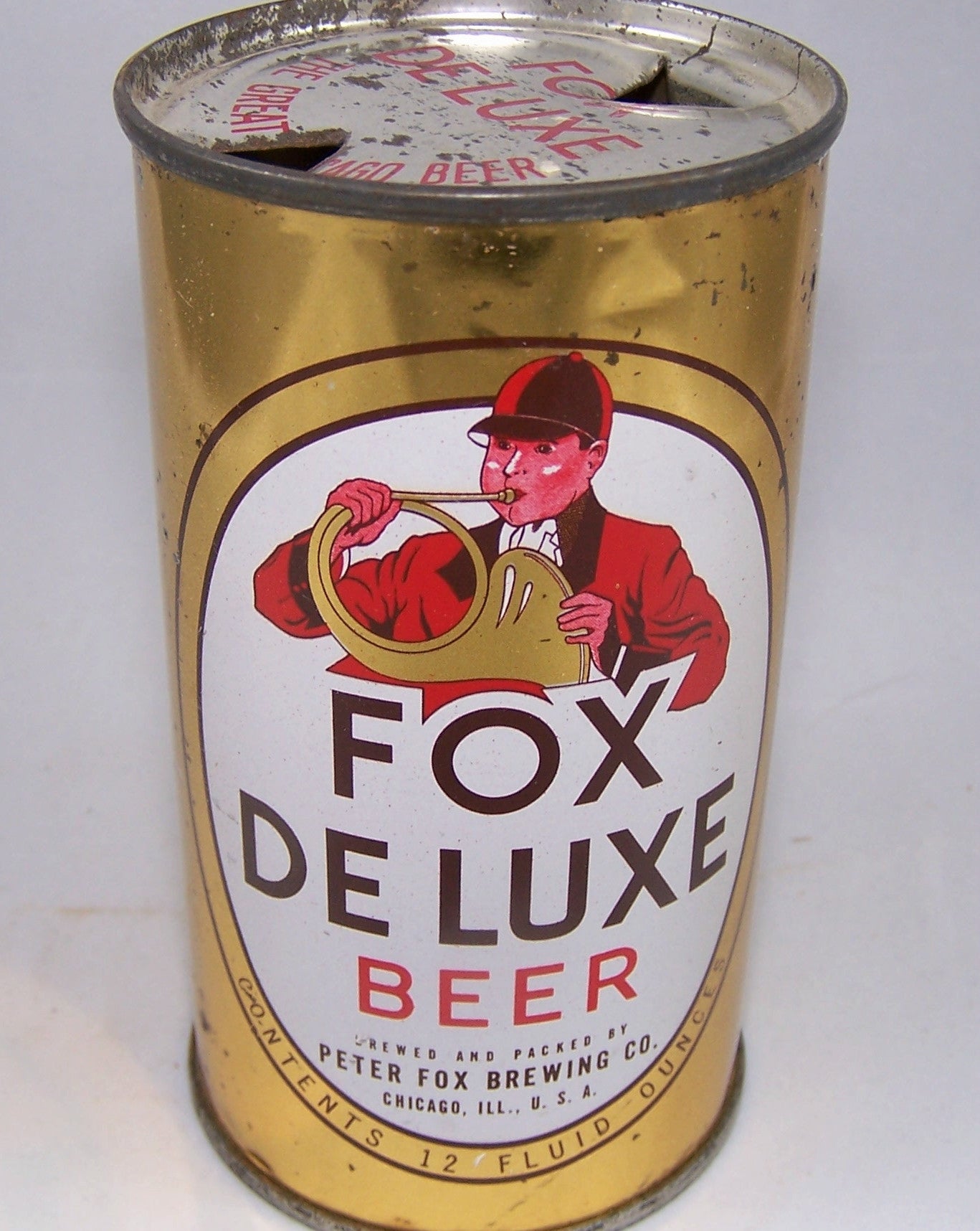 Fox Deluxe Beer (Chicago) USBC 65-7, Grade 1/1- Sold on 03/06/16