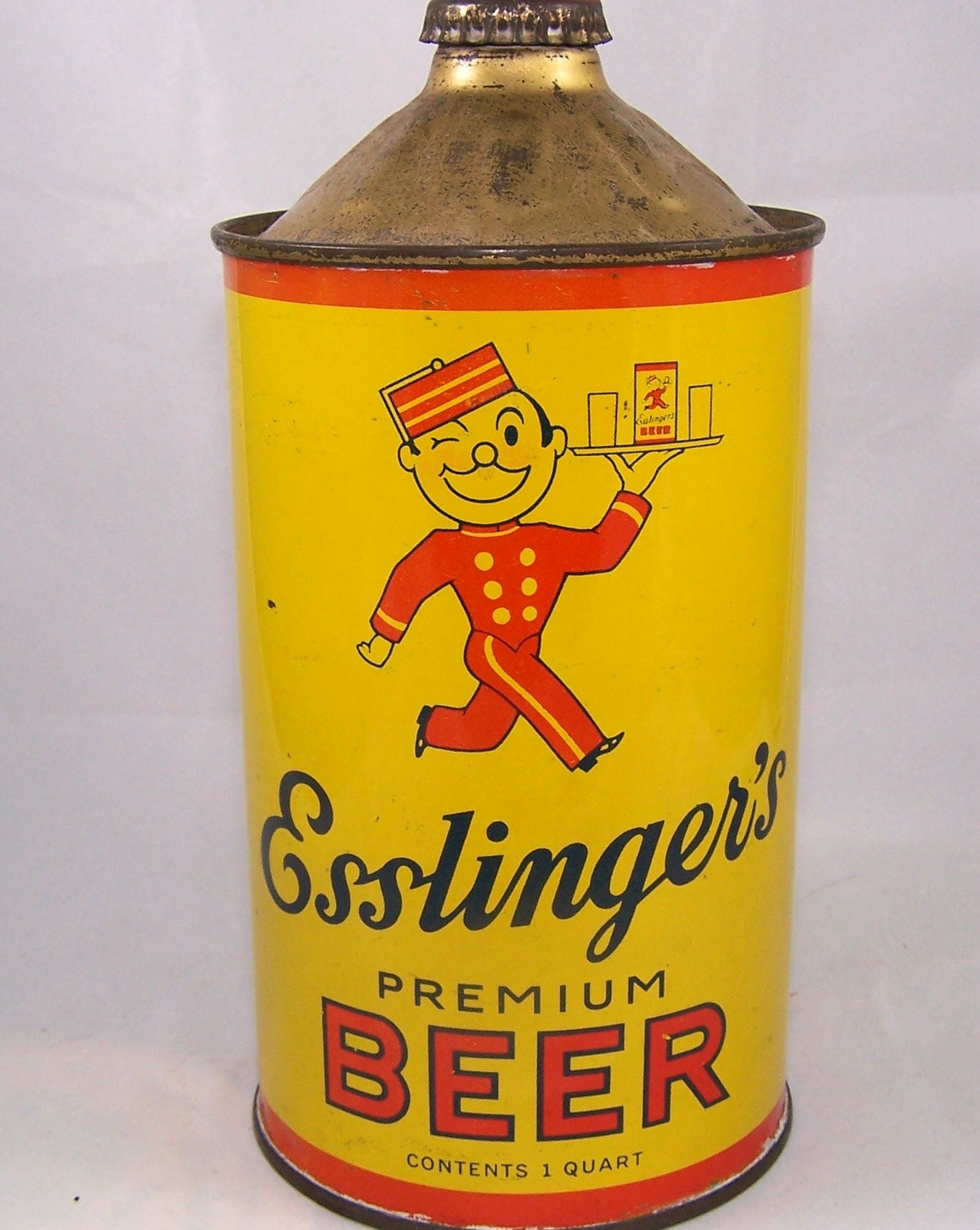 Esslinger's Premium Beer, USBC 208-14, Grade 1 to 1/1+ Donated to B/G show