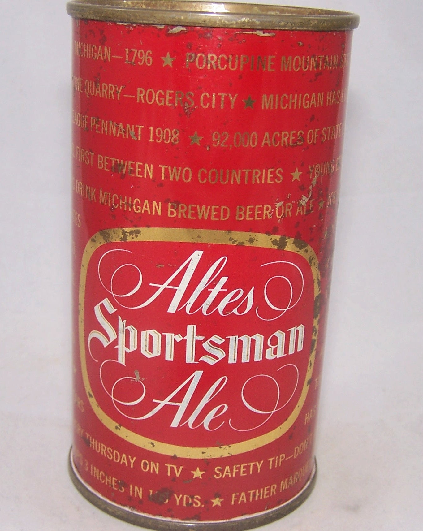 Altes Sportsman Ale, USBC N.L Grade 1- Sold on 03/26/17