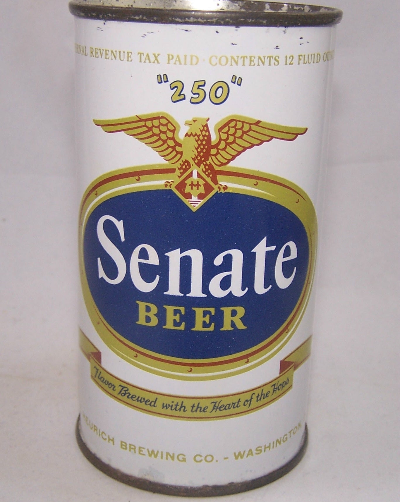 Senate "250" Beer, USBC 132-21, Grade 1/1+ Traded