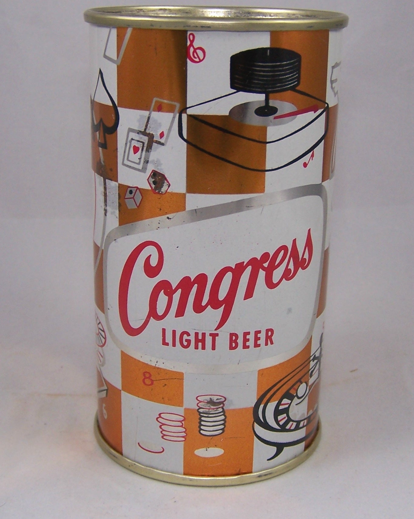 Congress Light Beer, (Indoor Games) USBC 50-29, Rolled,  Grade 1 Sold on 05/28/16