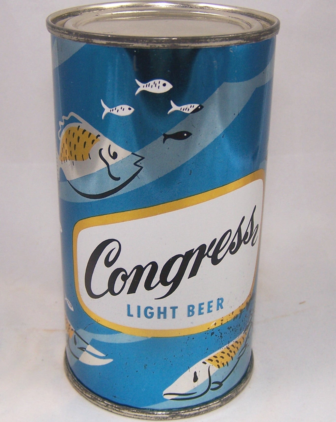 Congress Light Beer, (Fish) USBC 50-21, Grade 1 to 1/1+ Rolled Sold on 10/10/15