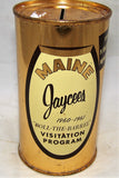 Ballantine Maine Jaycees 1960-1961, "Roll-The-Barrel" USBC NL Grade 1