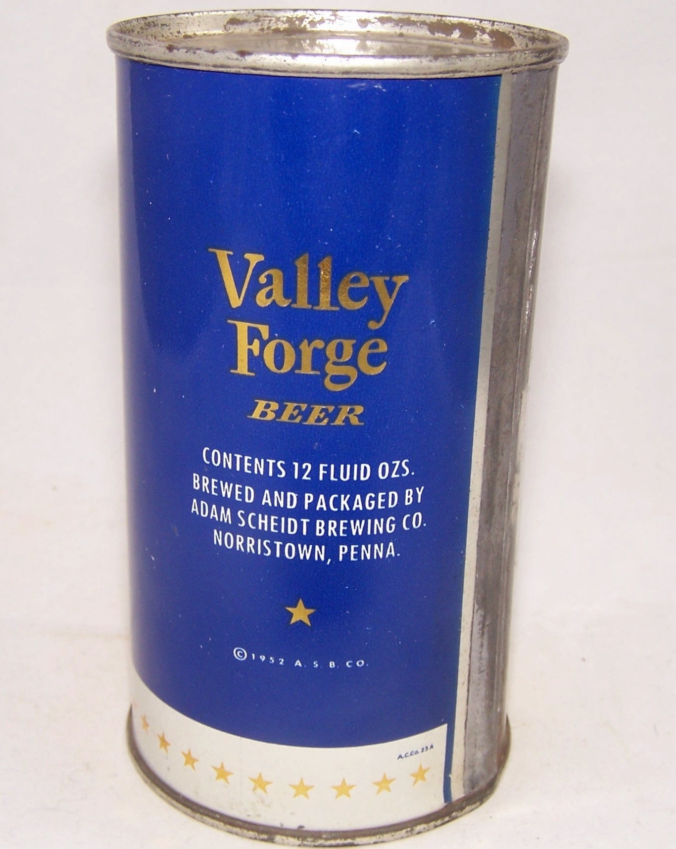 Valley Forge Beer, USBC 143-01, Grade 1/1+ Sold on 07/03/17