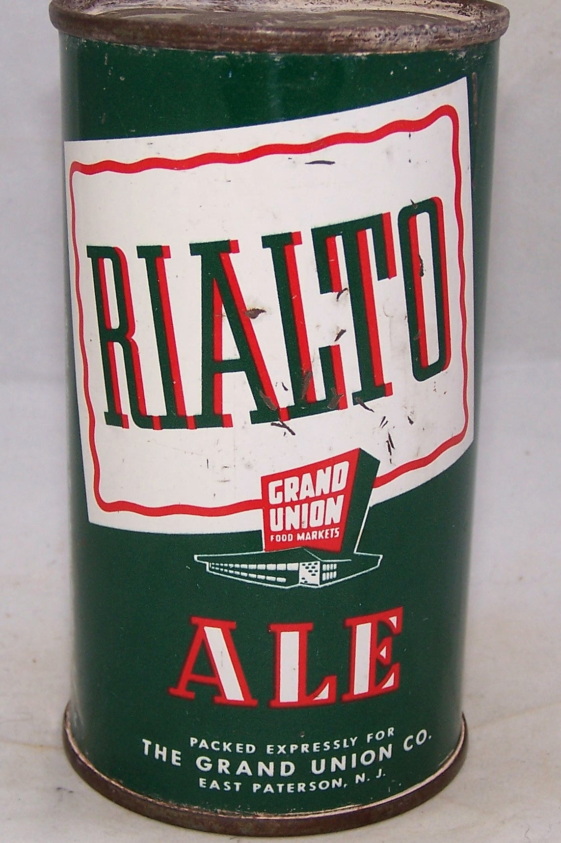 Rialto Ale Flat Top, USBC 124-33, Grade 1-