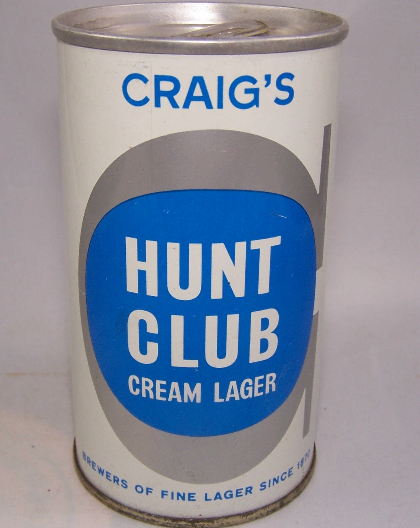 Craig's Hunt Club Cream Lager, Canadian Ziptop, Grade A1+Sold on 10/14/15