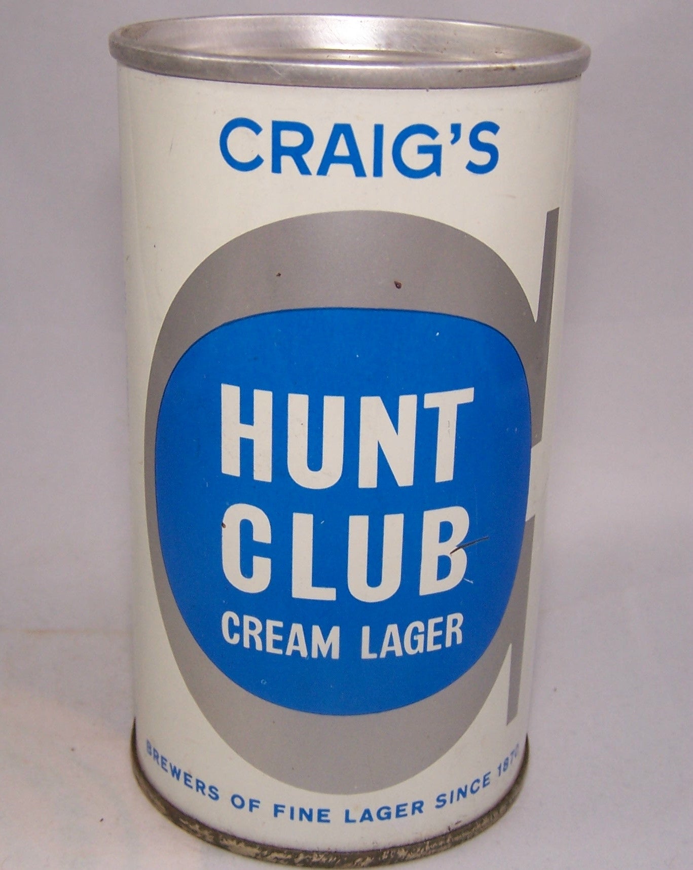 Craig's Hunt Club Cream Lager, Canadian Ziptop, Grade A1+Sold on 10/14/15