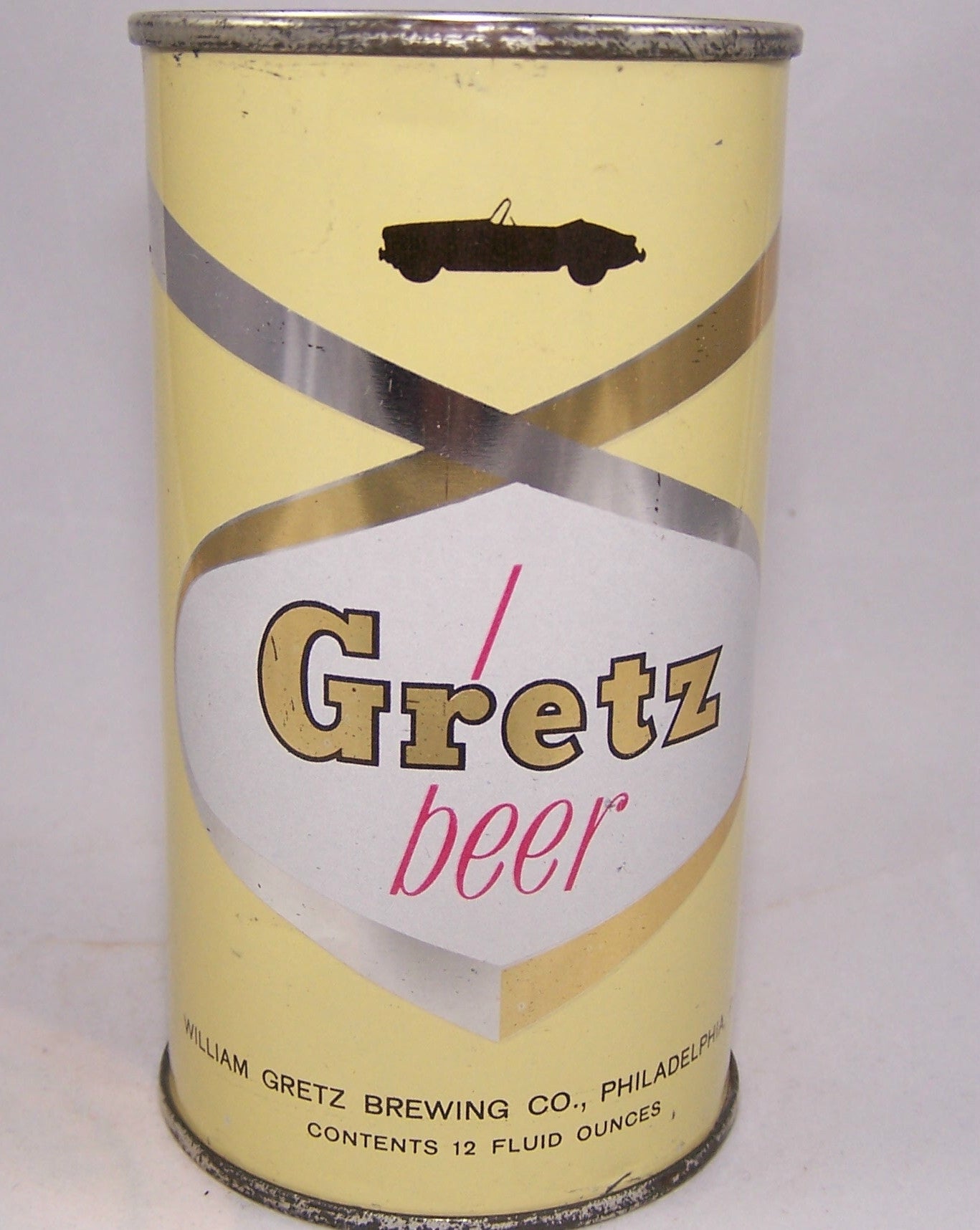 Gretz Beer G.B Fleet Car, MGA Convertible, (Red Letter) USBC 75-09, Grade 1/1+  Sold on 06/18/16