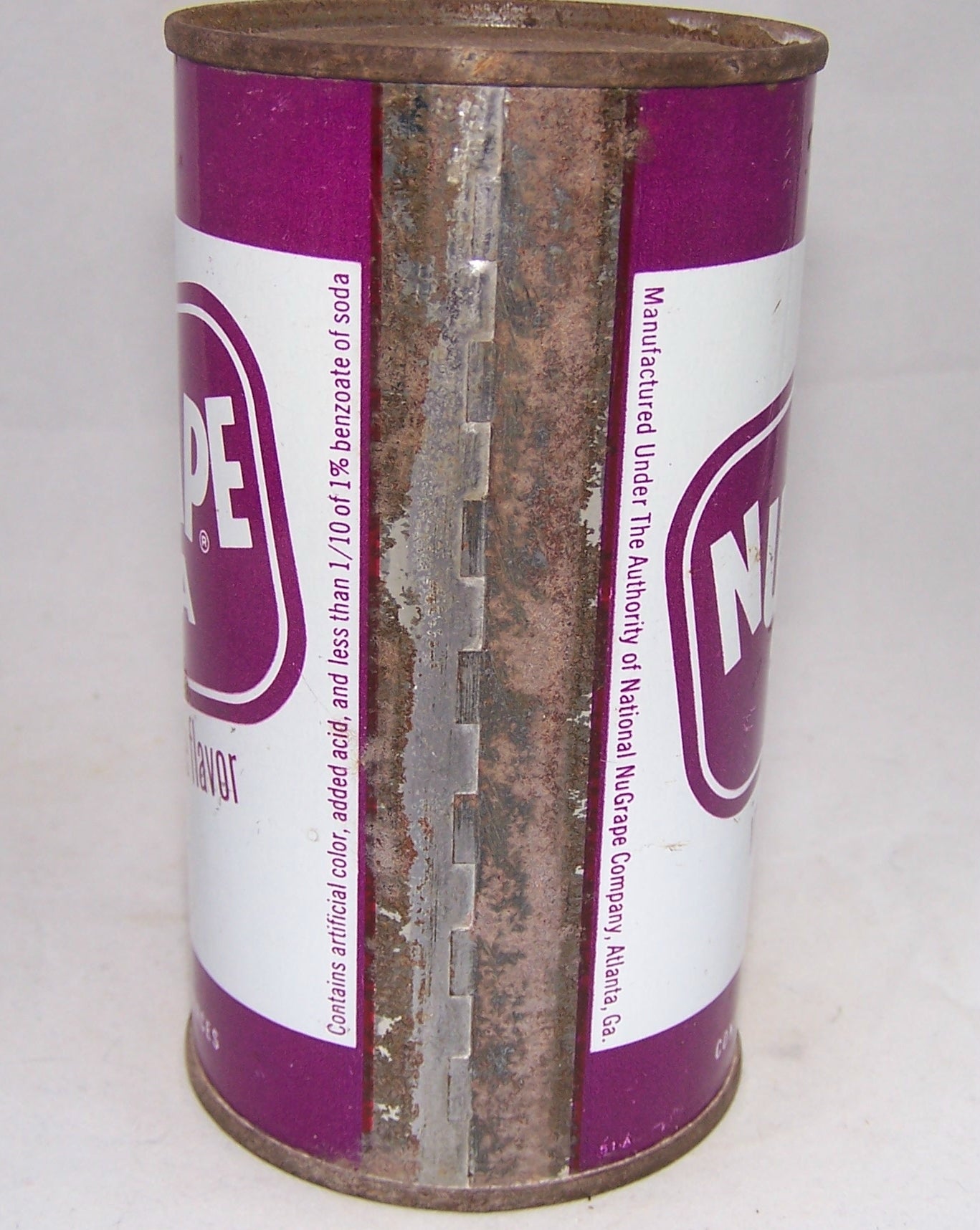 NuGrape Imitation Grape Flavor, Very Tough can, Grade 1 Sold on 09/03/17