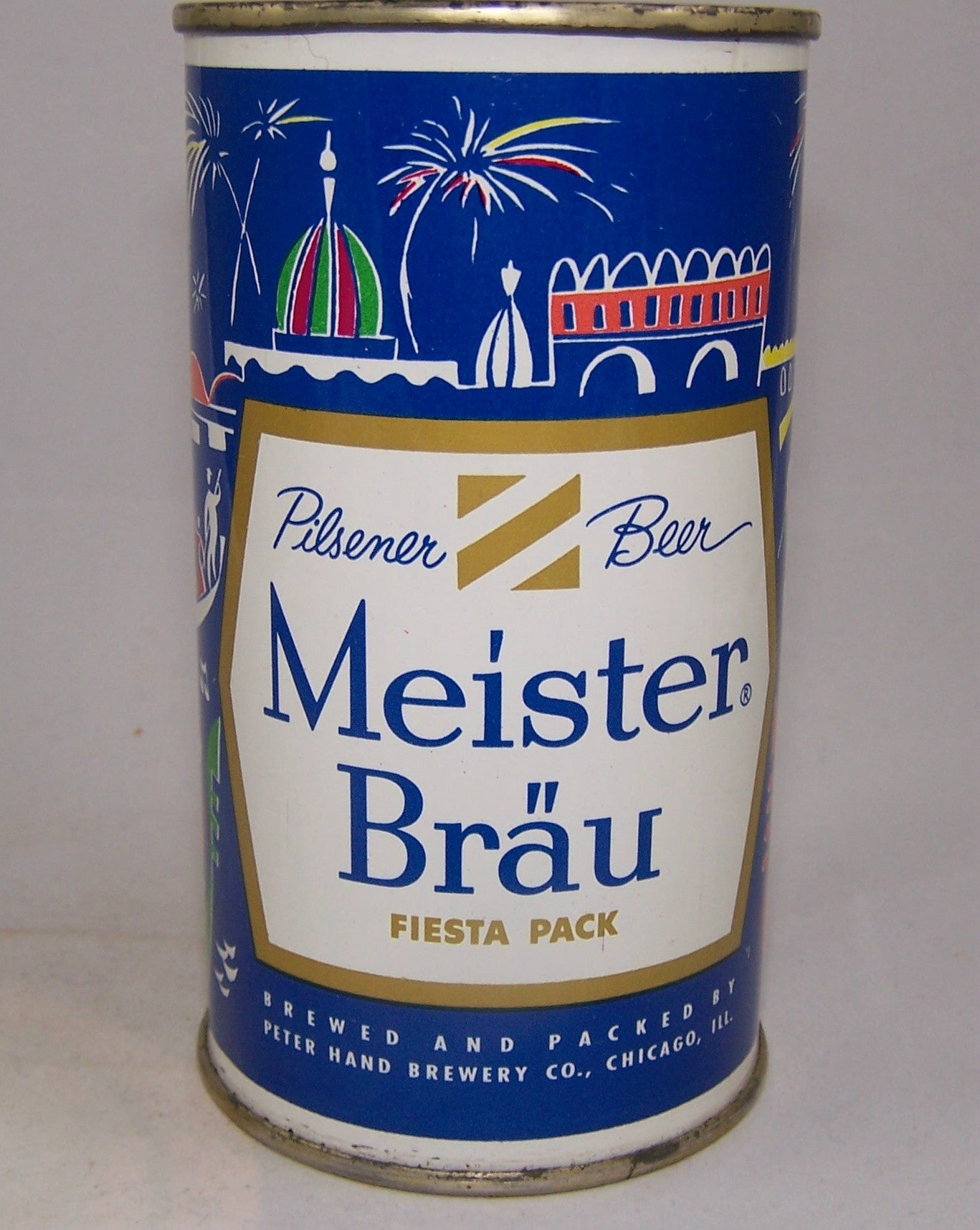 Meister Brau Pilsener Beer, Country Can, (Italy) USBC 97-08, Grade A1+Sold 10/23/15