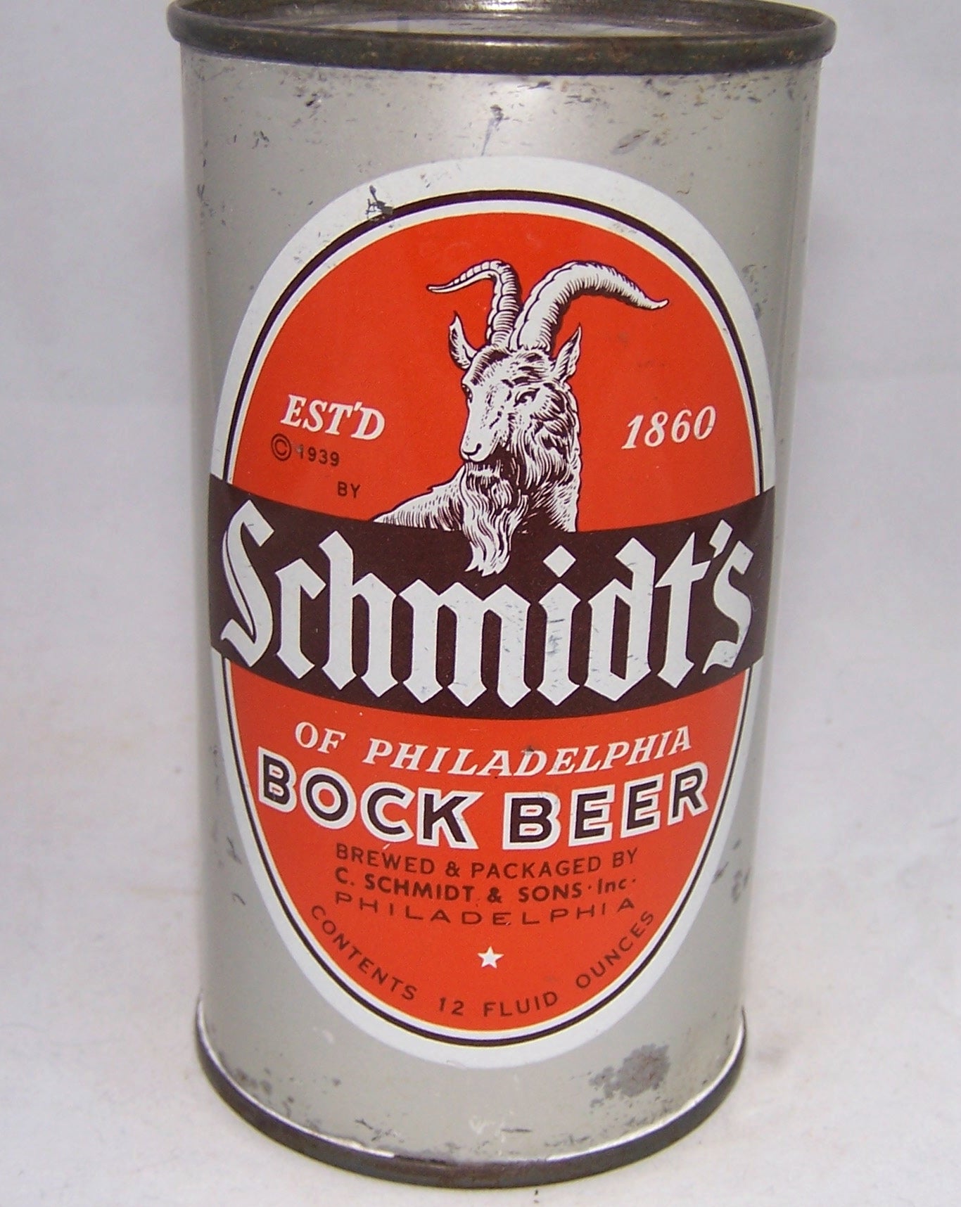 Schmidt's Of Philadelphia Bock Beer, USBC 131-33, Grade 1-