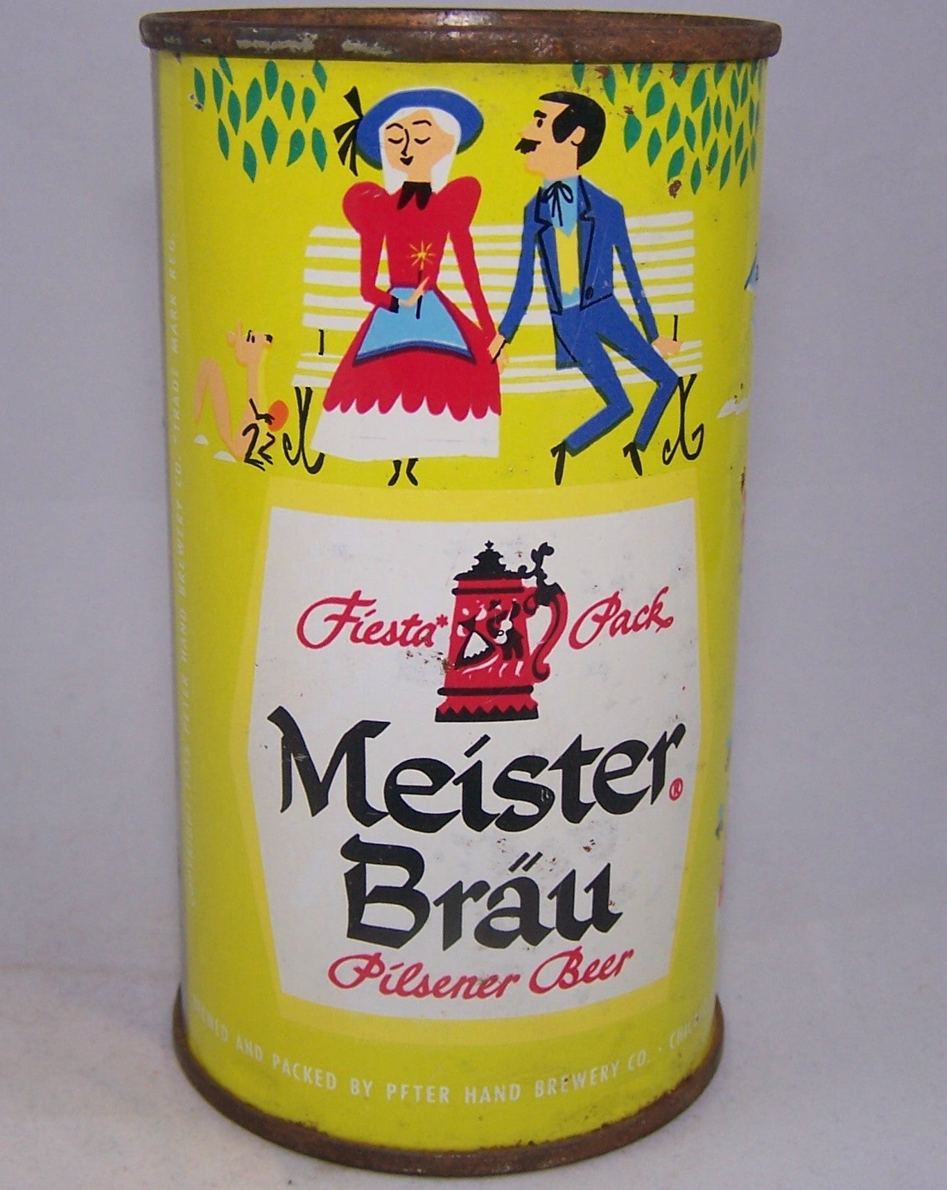 Meister Brau Pilsener Beer,(Yellow Border) USBC 98-08, Grade 1/1- Sold on 10/24/15