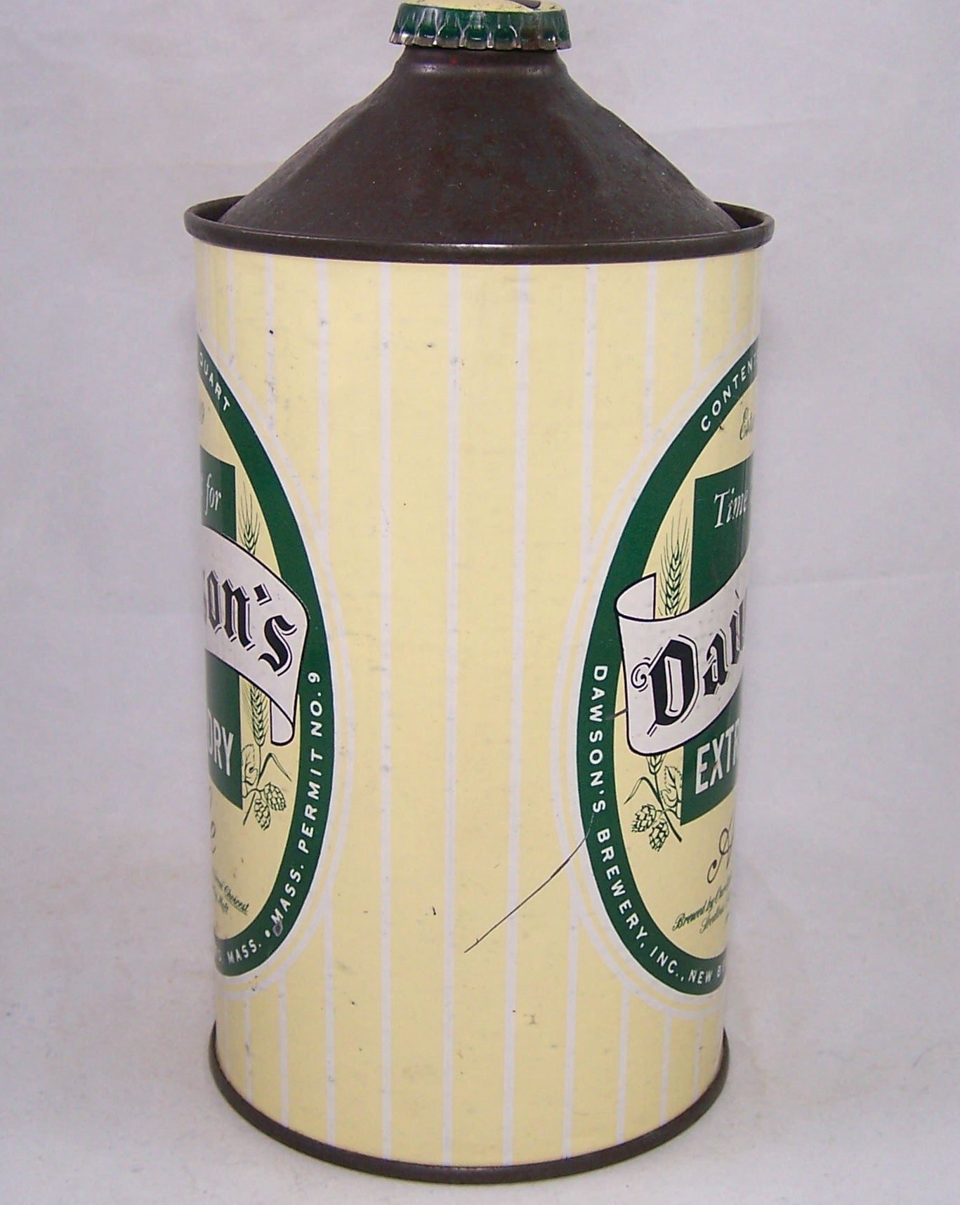 Dawson's Extra Dry Ale. USBC 206-16, Grade 1 Sold on 02/25/18