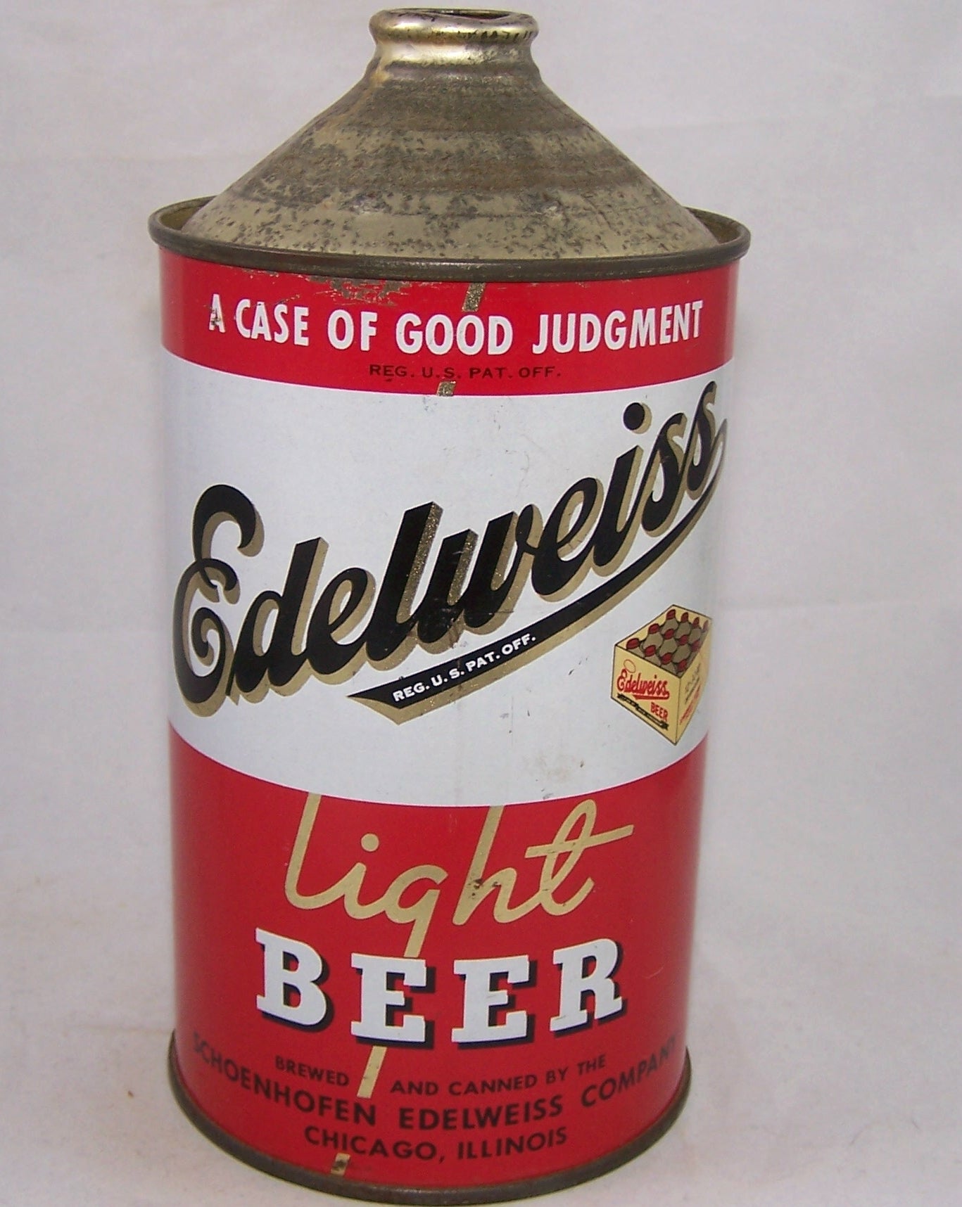 Edelweiss Light Beer CMT 3.2% Alc, USBC 207-14, Grade 1/1+