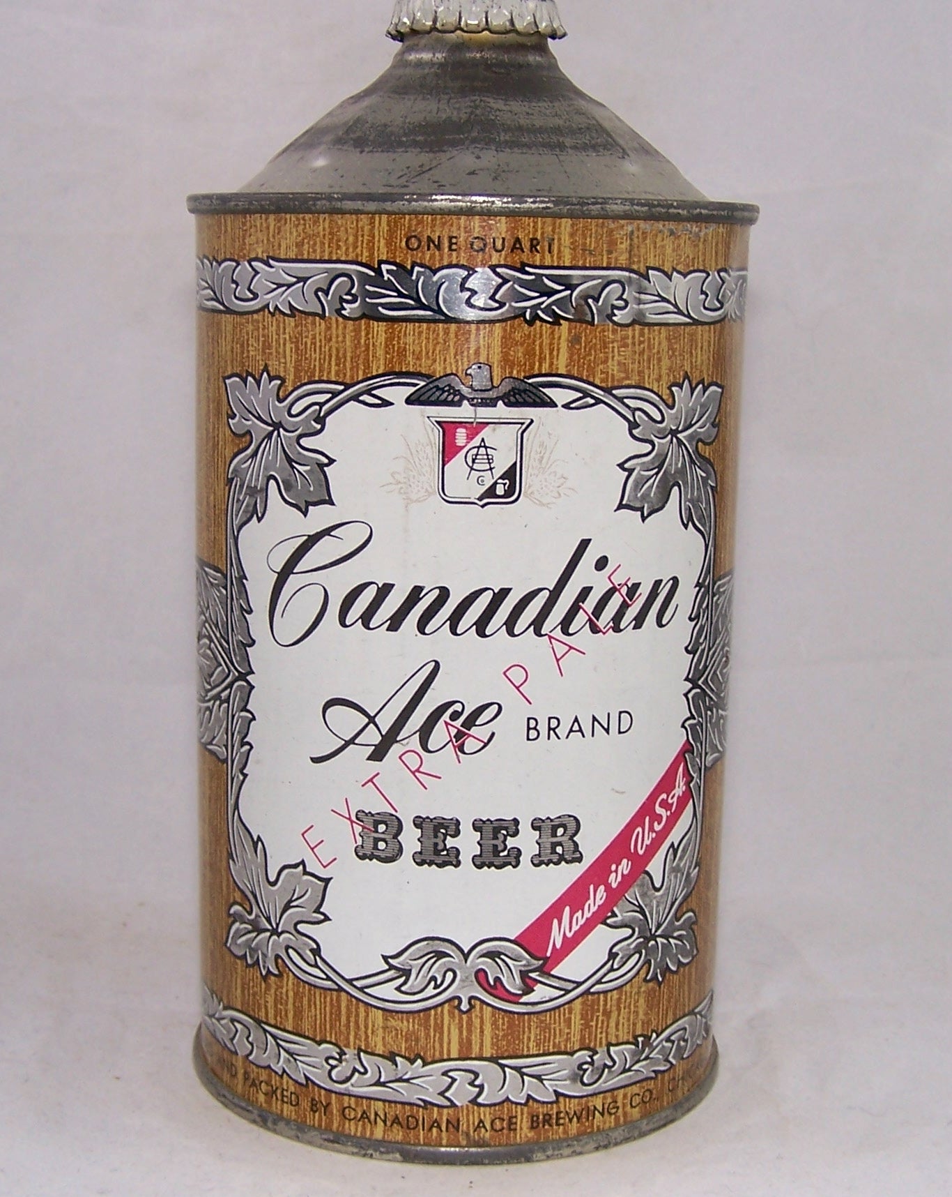 Canadian Ace Beer, USBC 205-05, Grade 1/1+ Sold on 11/27/17