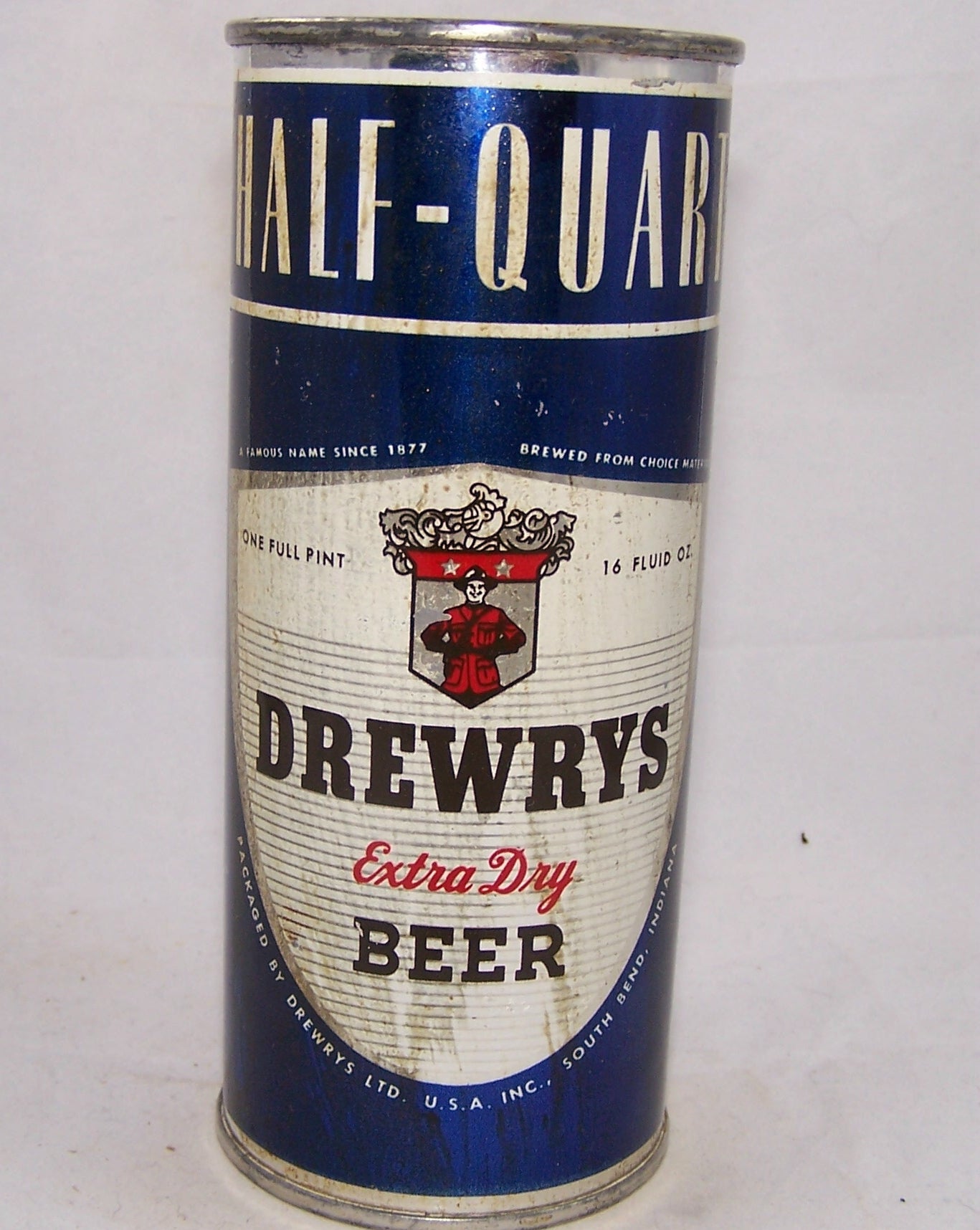 Drewrys Your Character Extra Dry Beer, USBC 228-9, Grade 1-