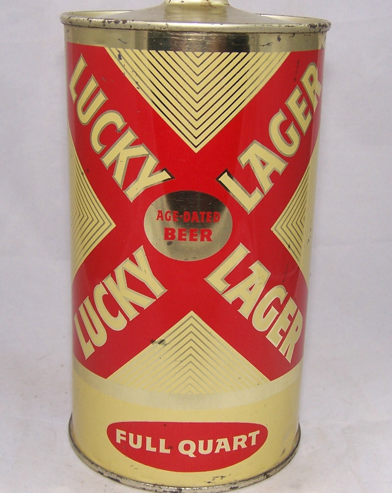 Lucky Lager Age Dated Beer, USBC 214-12, Grade 1/1+ Sold on 10/22/17