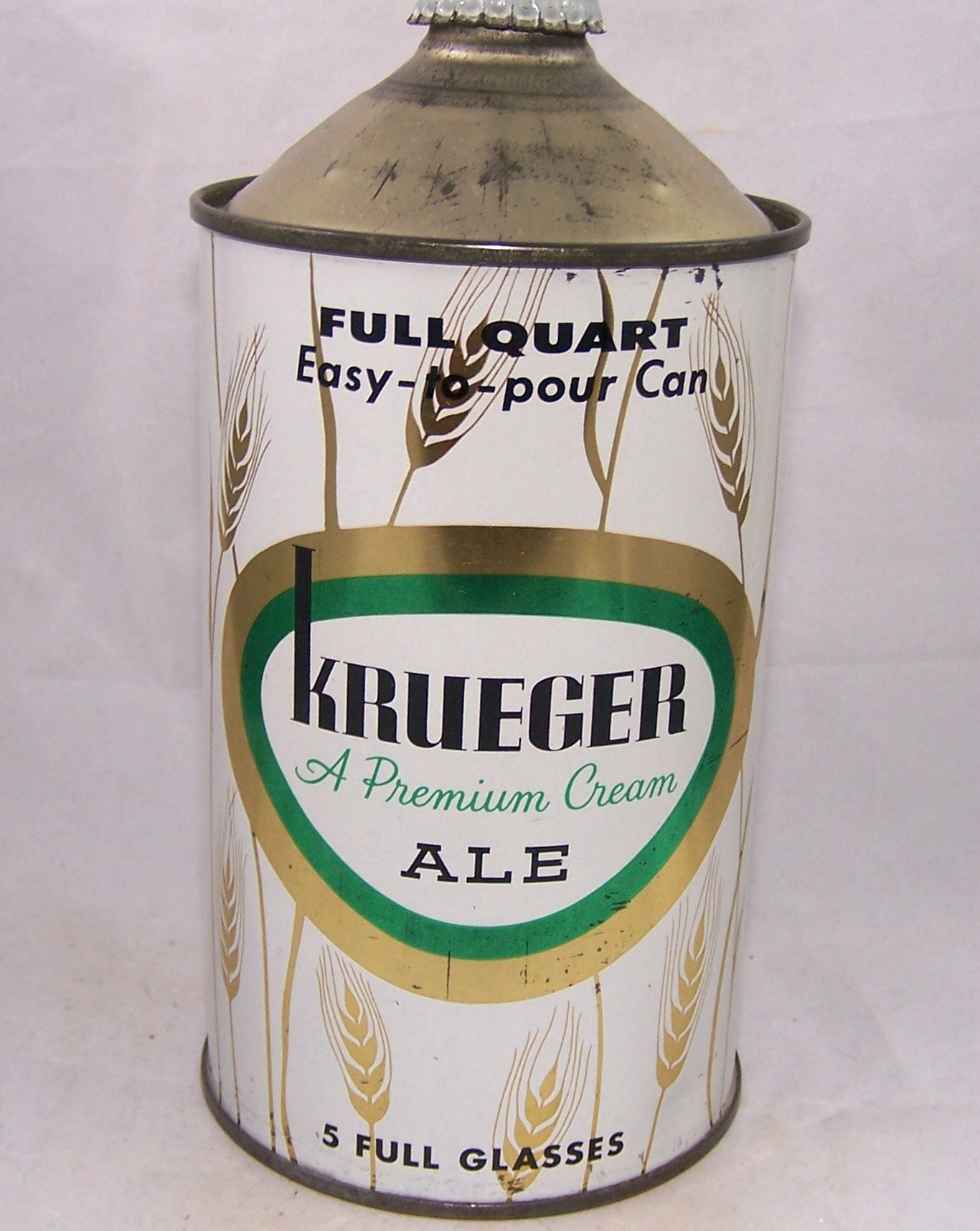 Krueger Premium Ale, USBC 213-15, Grade 1/1+ to A1+
