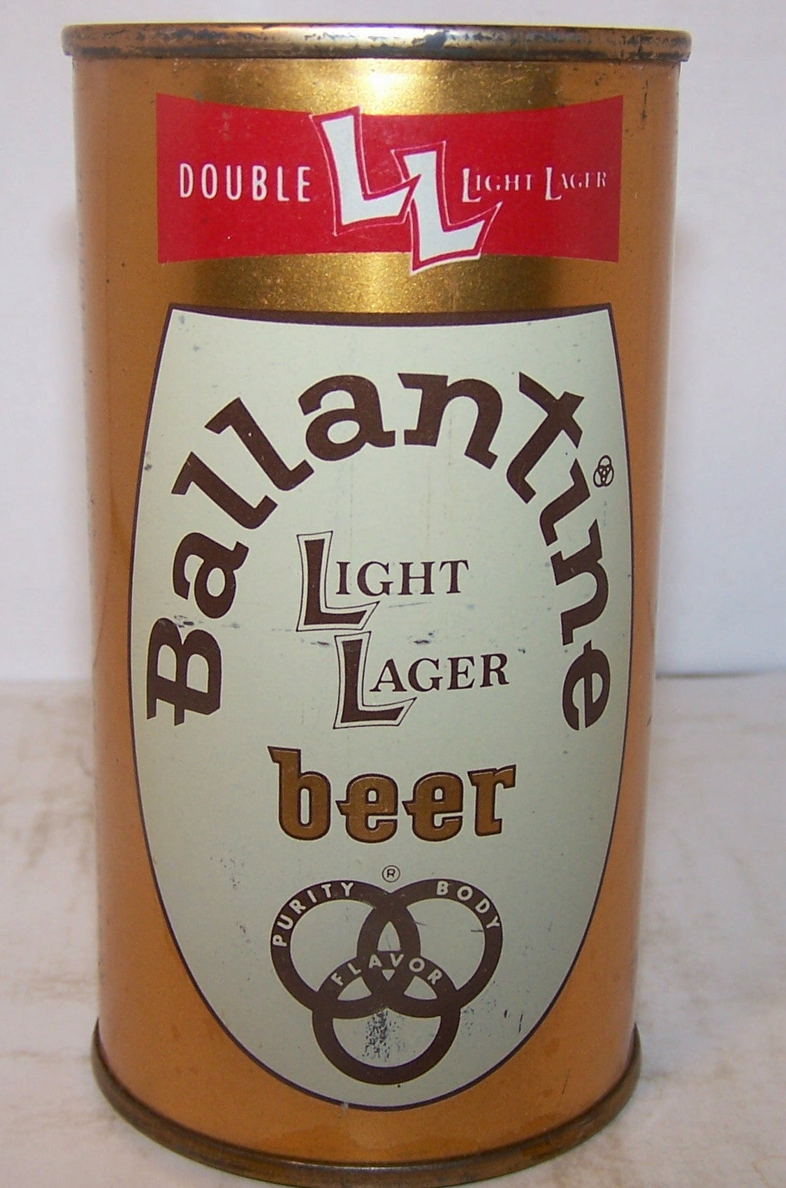 Ballantine Light Lager, USBC 34-3, clean, grade 1/1+ Sold on 01/29/17