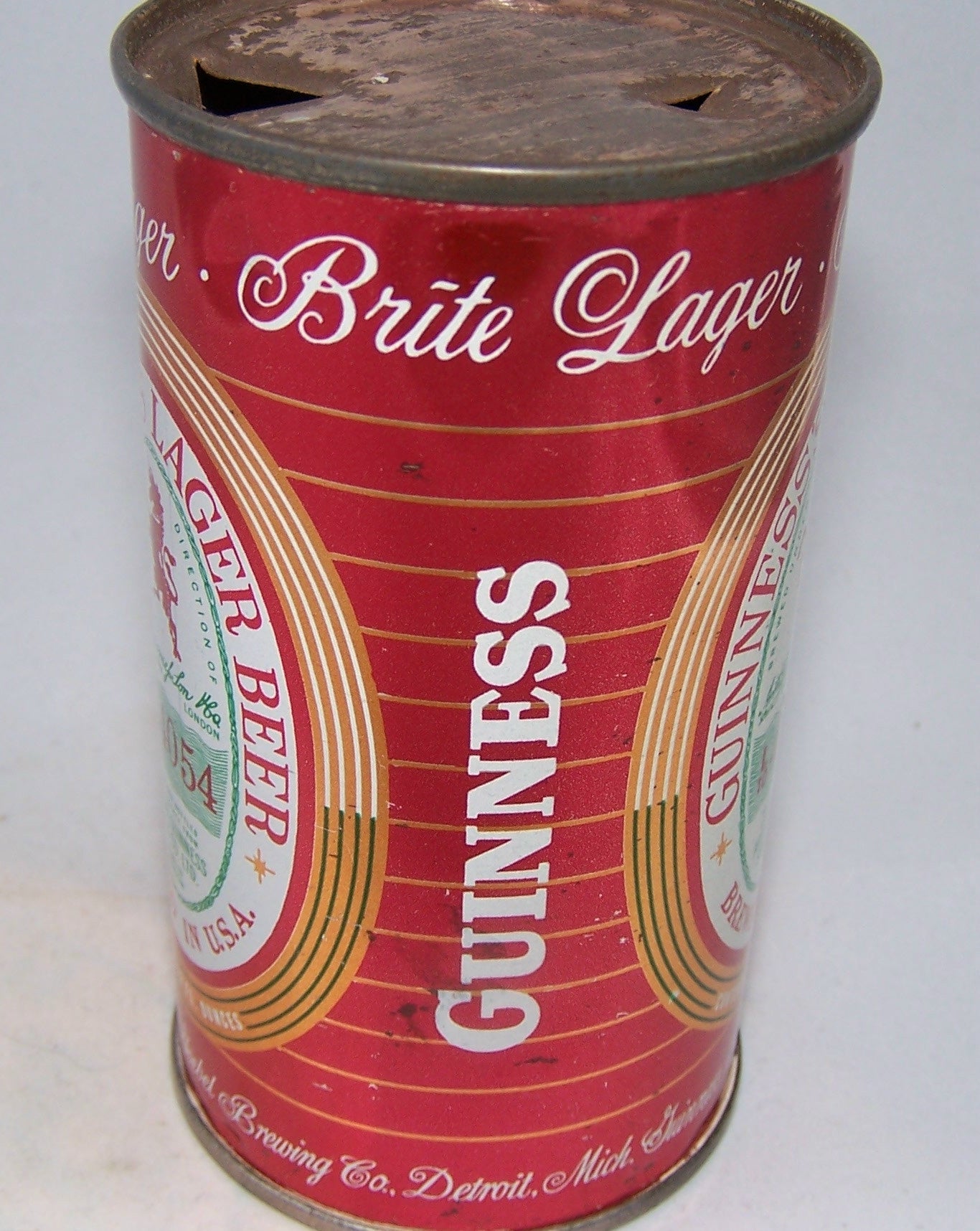 Guinness Lager Beer (44054) Detroit, USBC Like 77-28, Grade 1 to 1/1+ Sold on 11/30/15