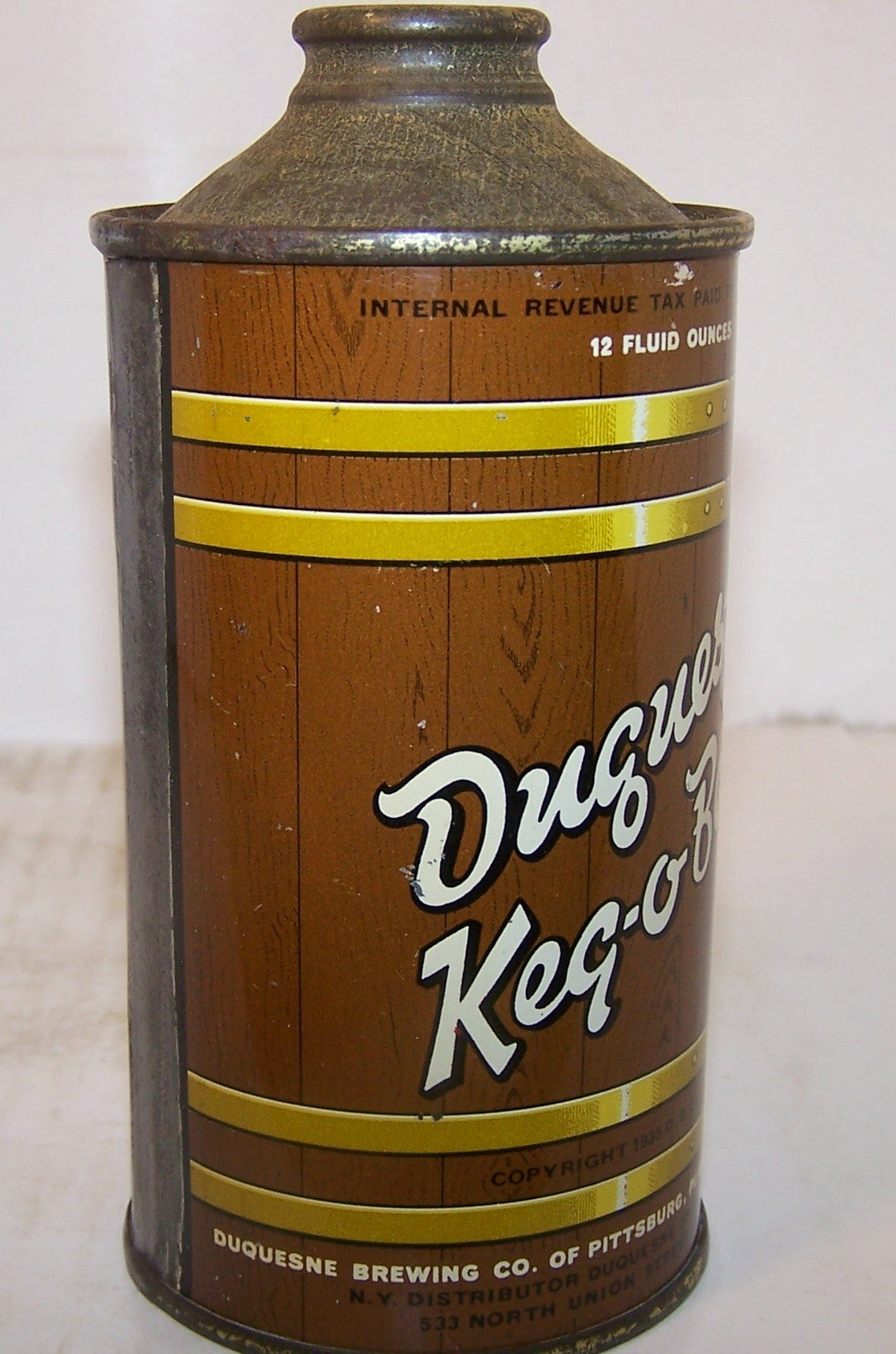 Duquesne Keg-O-Beer, USBC 159-24, Grade 1 Sold on 05/01/16