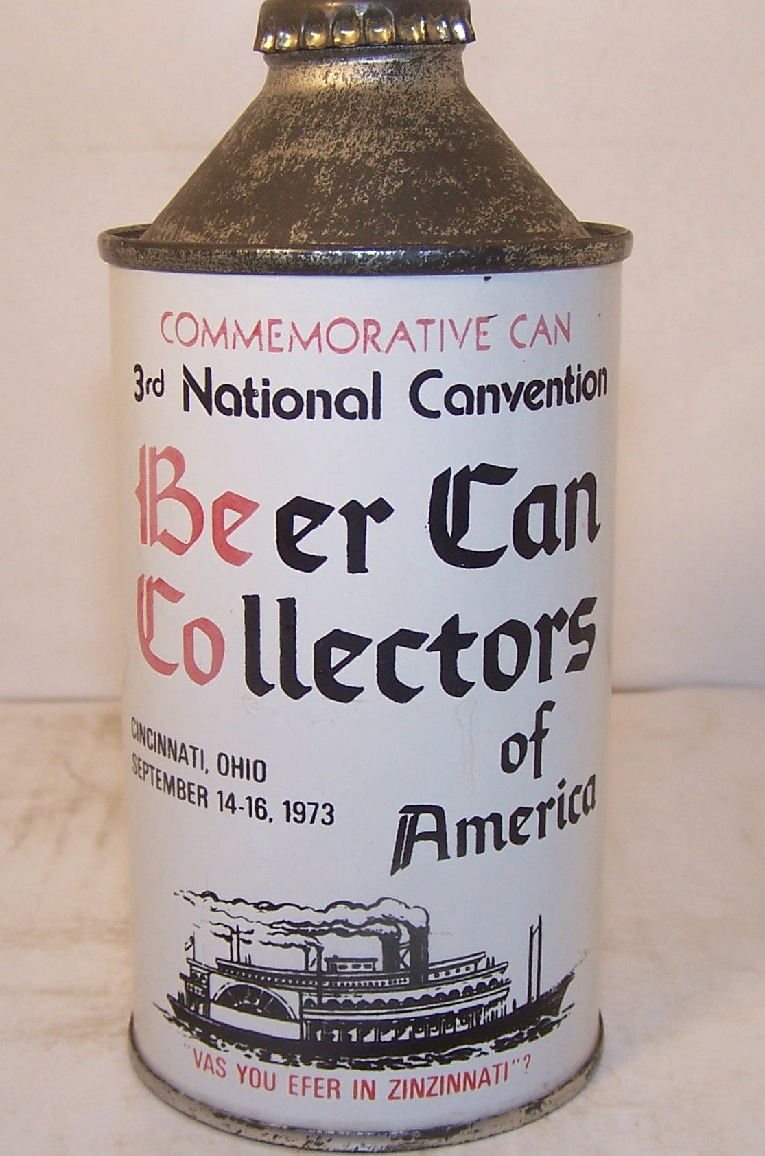 3rd National Canvention Beer Can Collectors of America Cinci Ohio Sold on 09/15/17